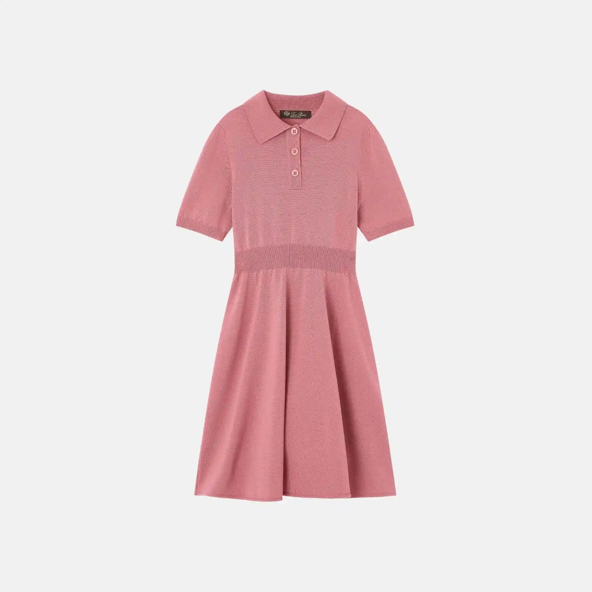 Loro Piana Kids Marvelous Dress in Wish Wool, Front