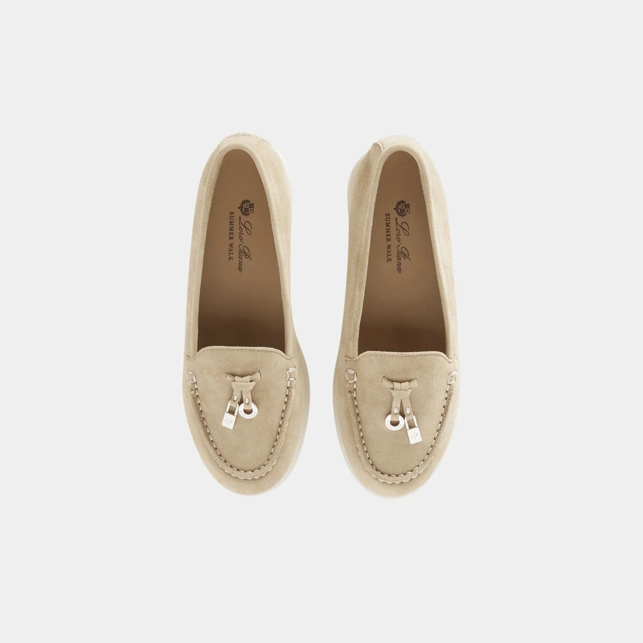 Kids Summer Charms Walk Suede Goatskin Loafer