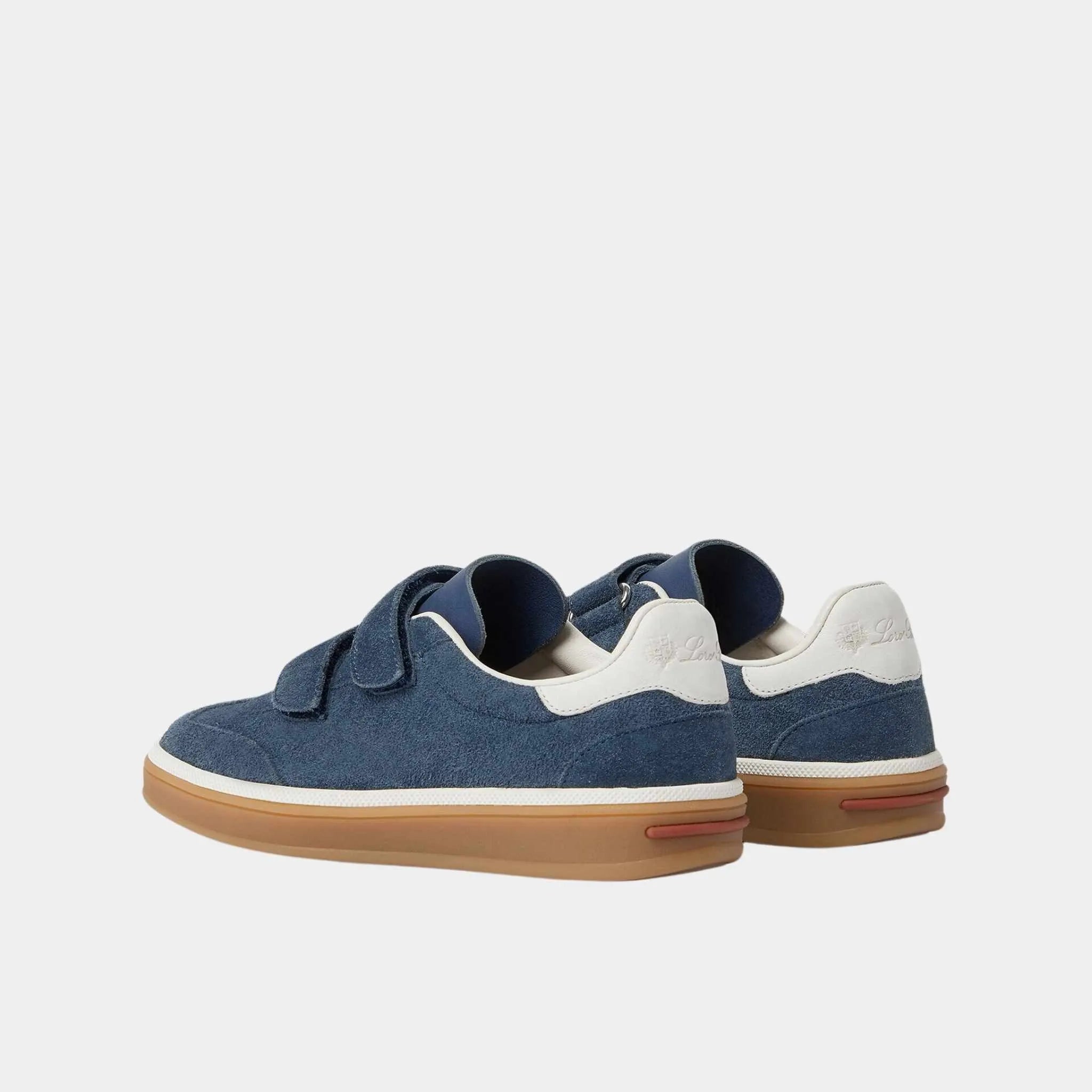 Kids Tennis Walk Sneakers Suede Calf Split