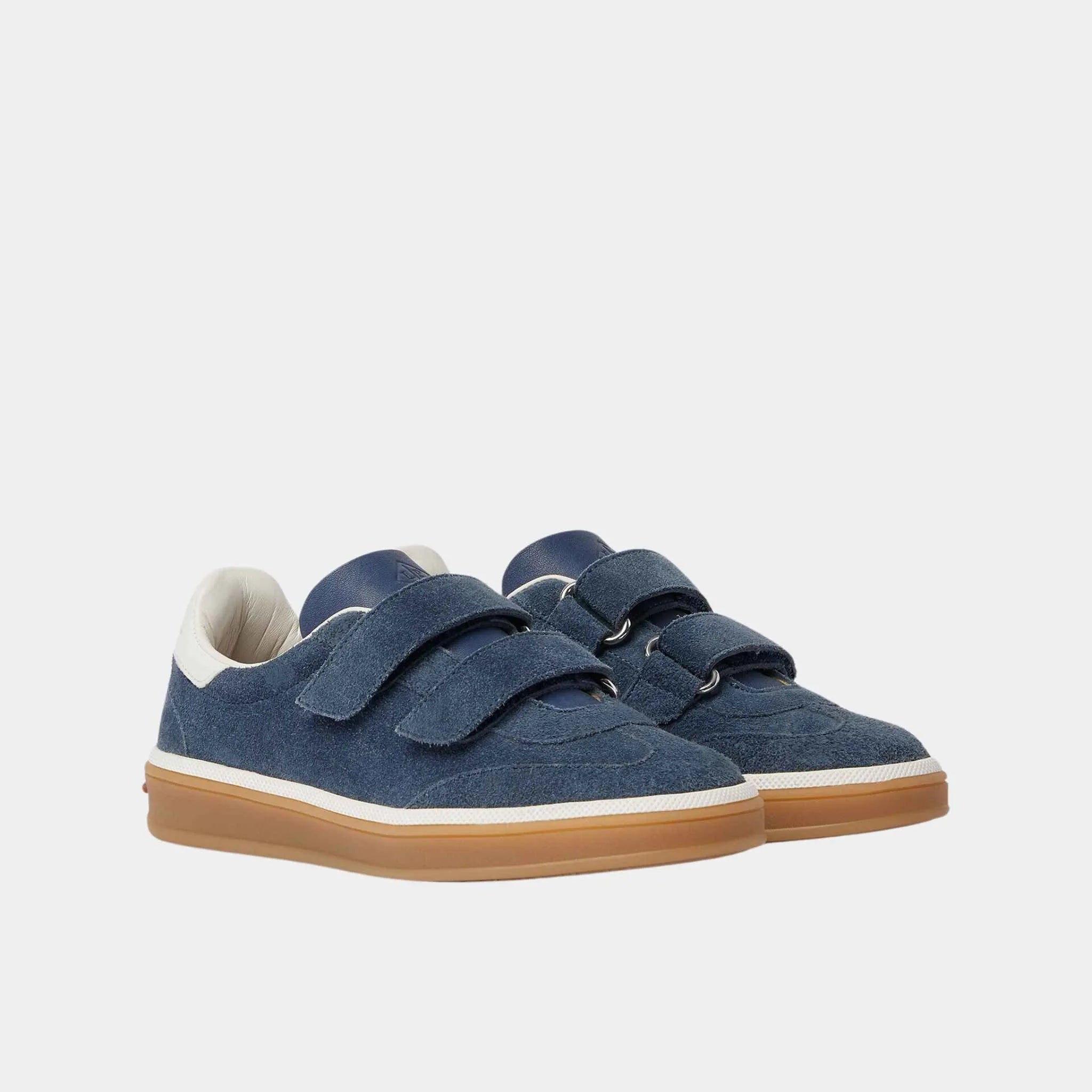 Kids Tennis Walk Sneakers Suede Calf Split