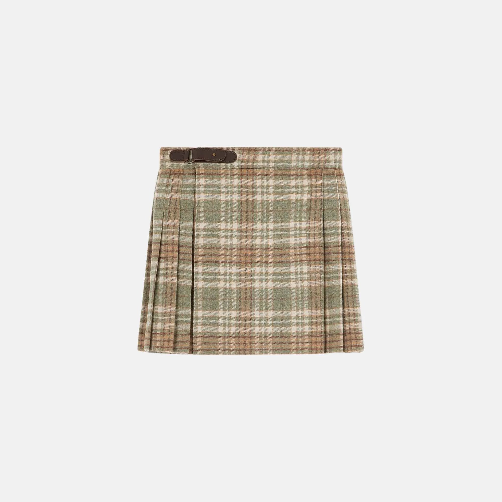 Loro Piana Kids Virginie Skirt in Wish Wool and Cashmere, Front