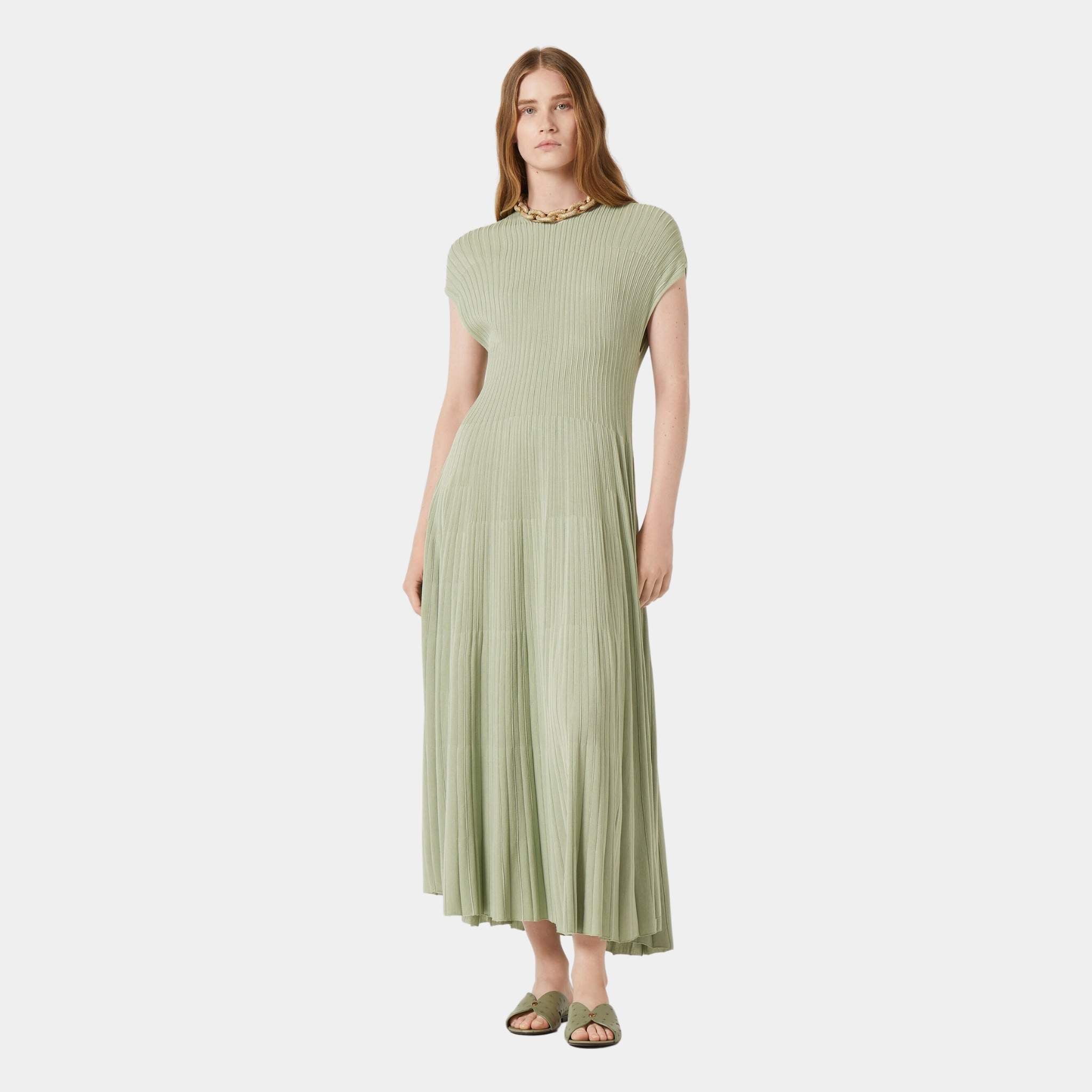 Pleated Dress Silk