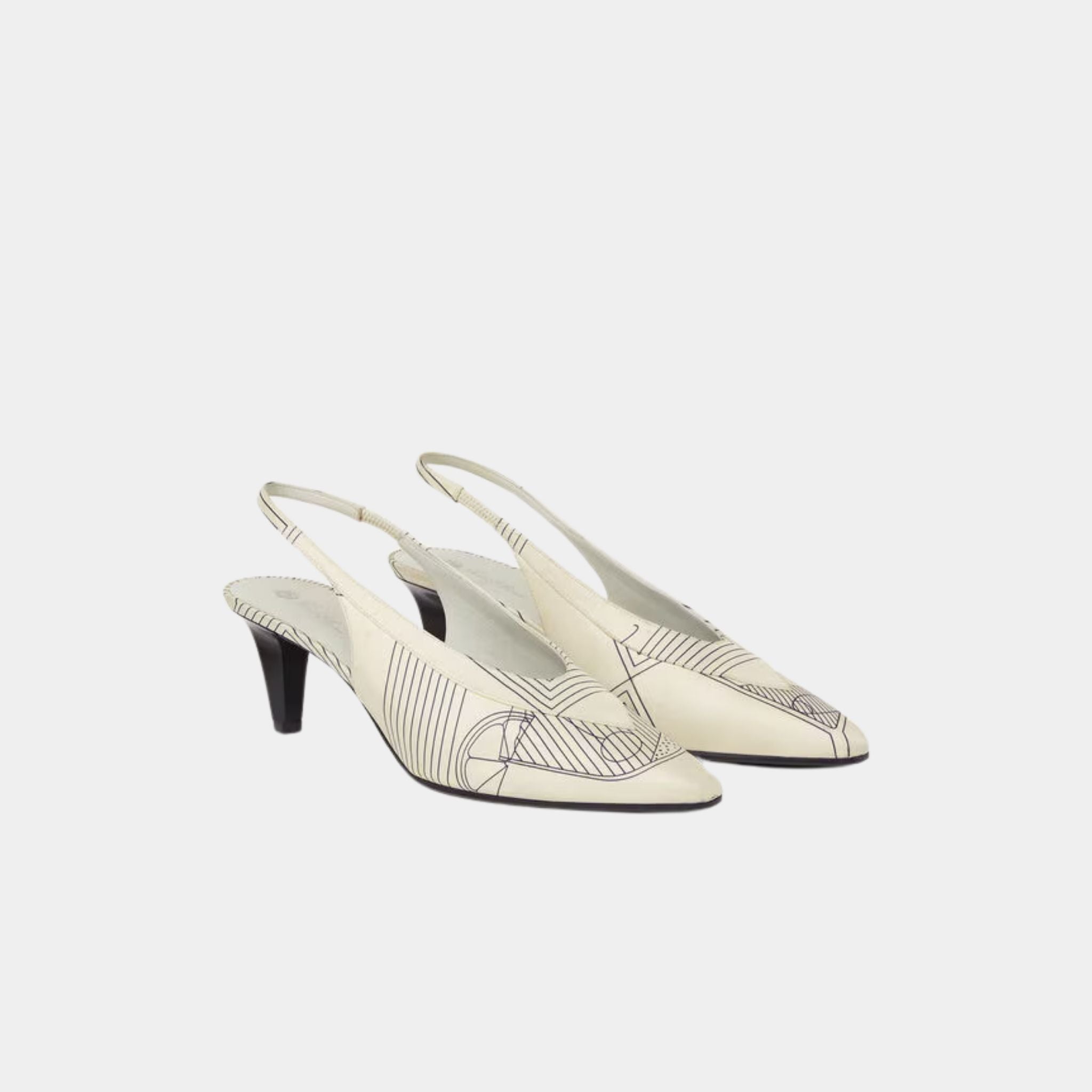 Rebecca Slingback With Silk Twill Upper