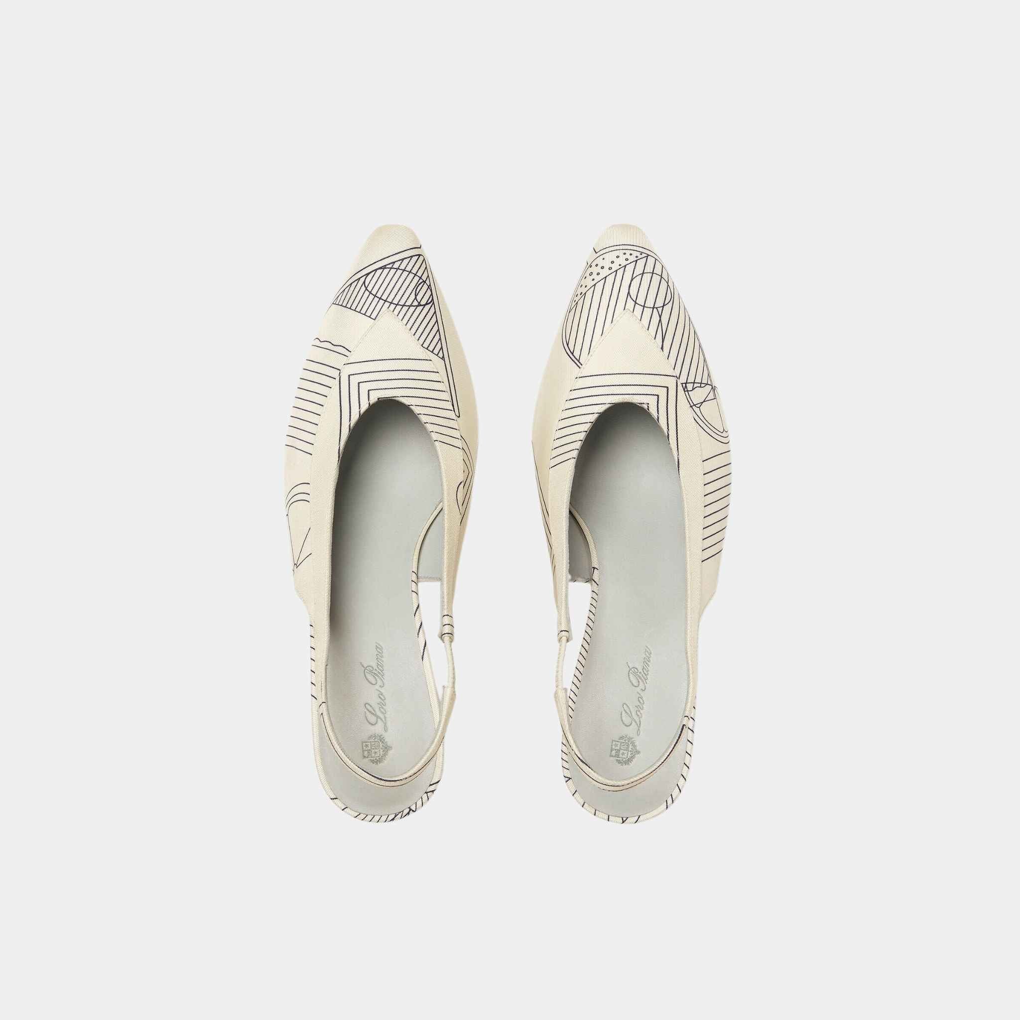 Rebecca Slingback With Silk Twill Upper