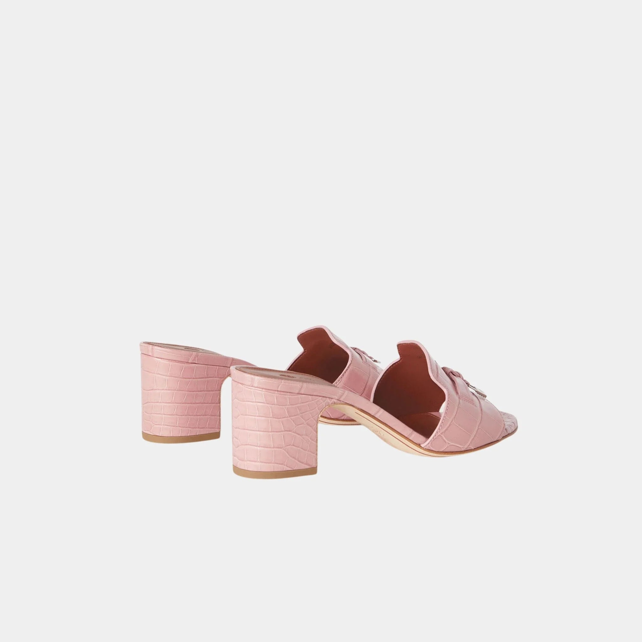 Summer Charms Heeled Sandal in Alligator Leather