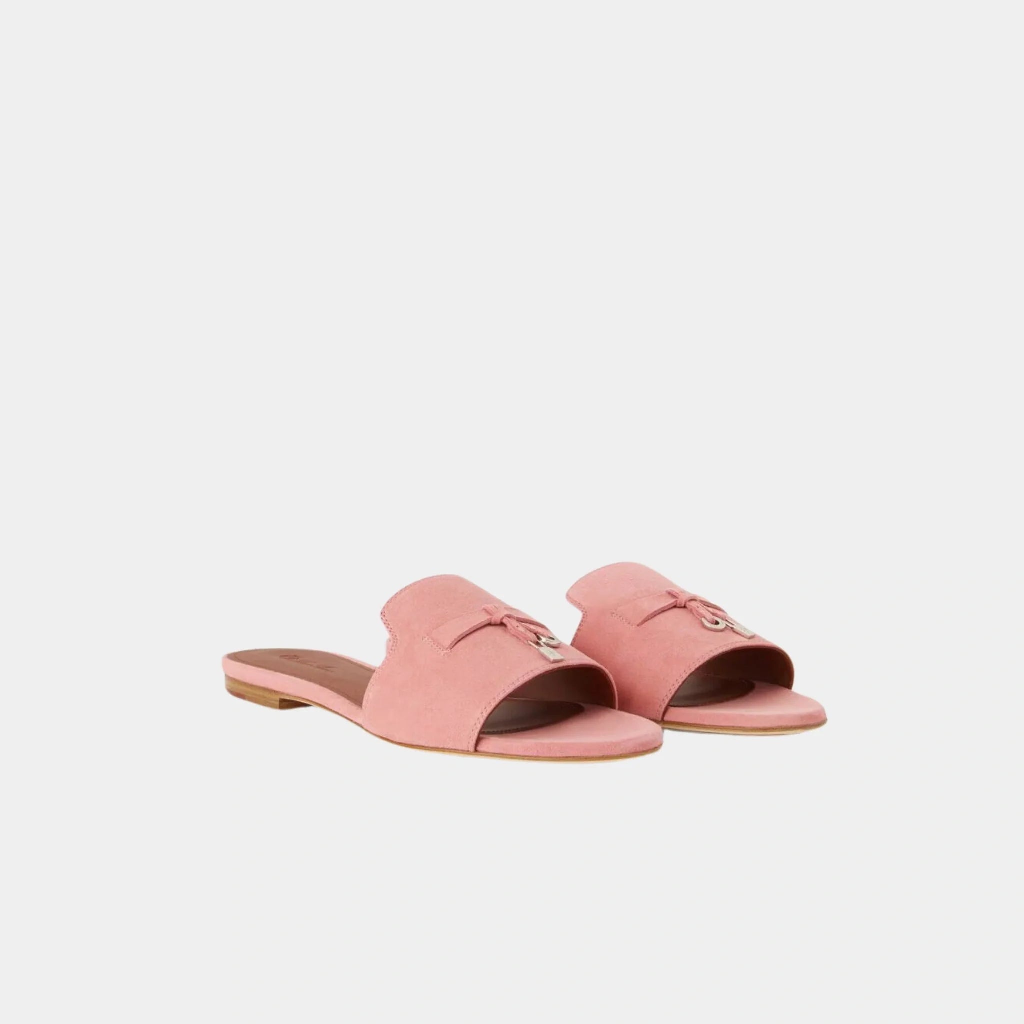 Summer Charms Sandal Suede Goatskin Flats
