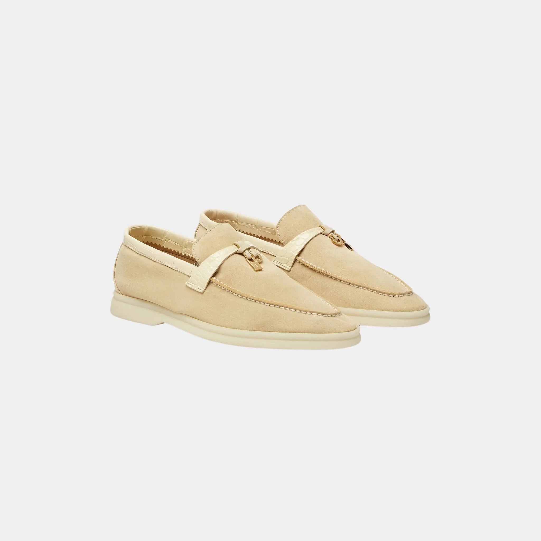 Summer Charms Walk Loafer Suede with Alligator Skin