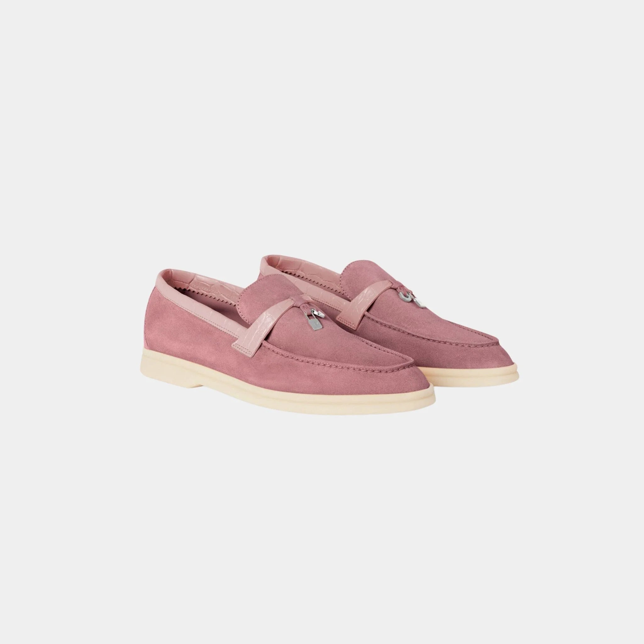 Summer Charms Walk Loafer Suede with Alligator Skin