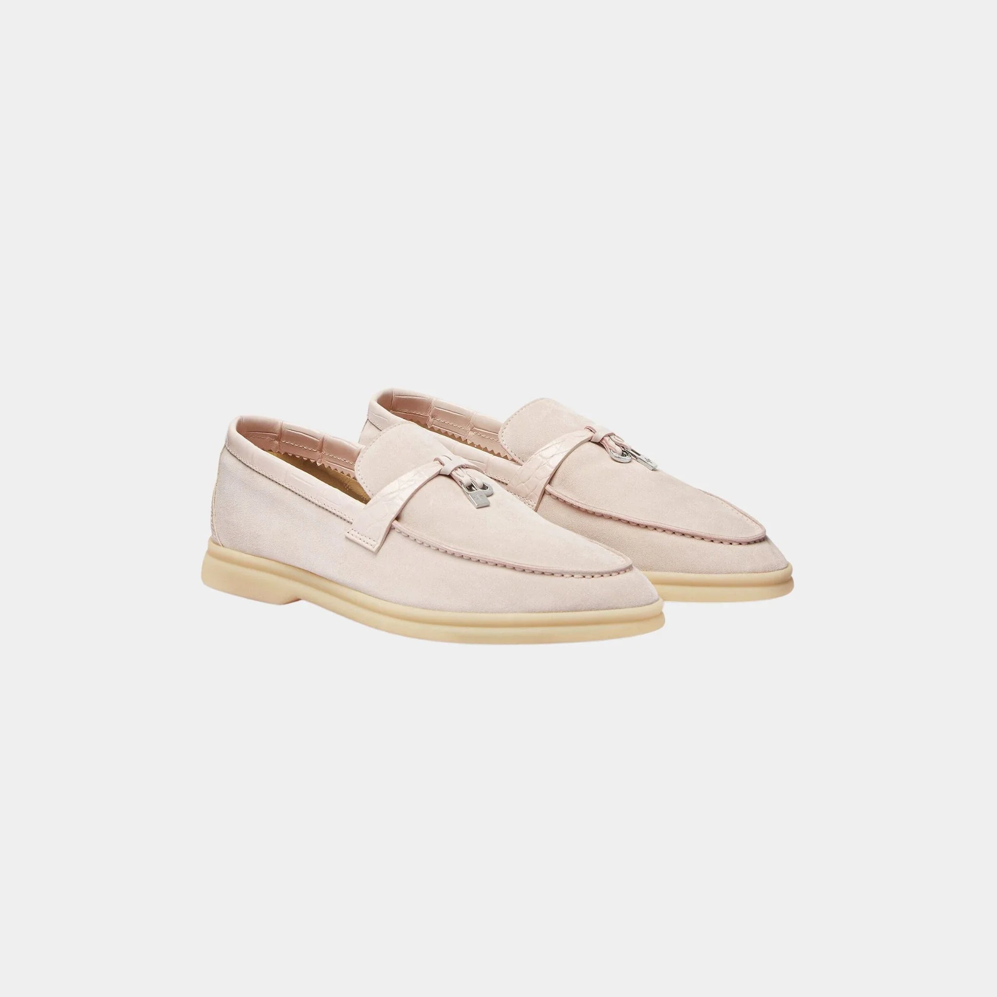 Summer Charms Walk Loafer Suede with Alligator Skin