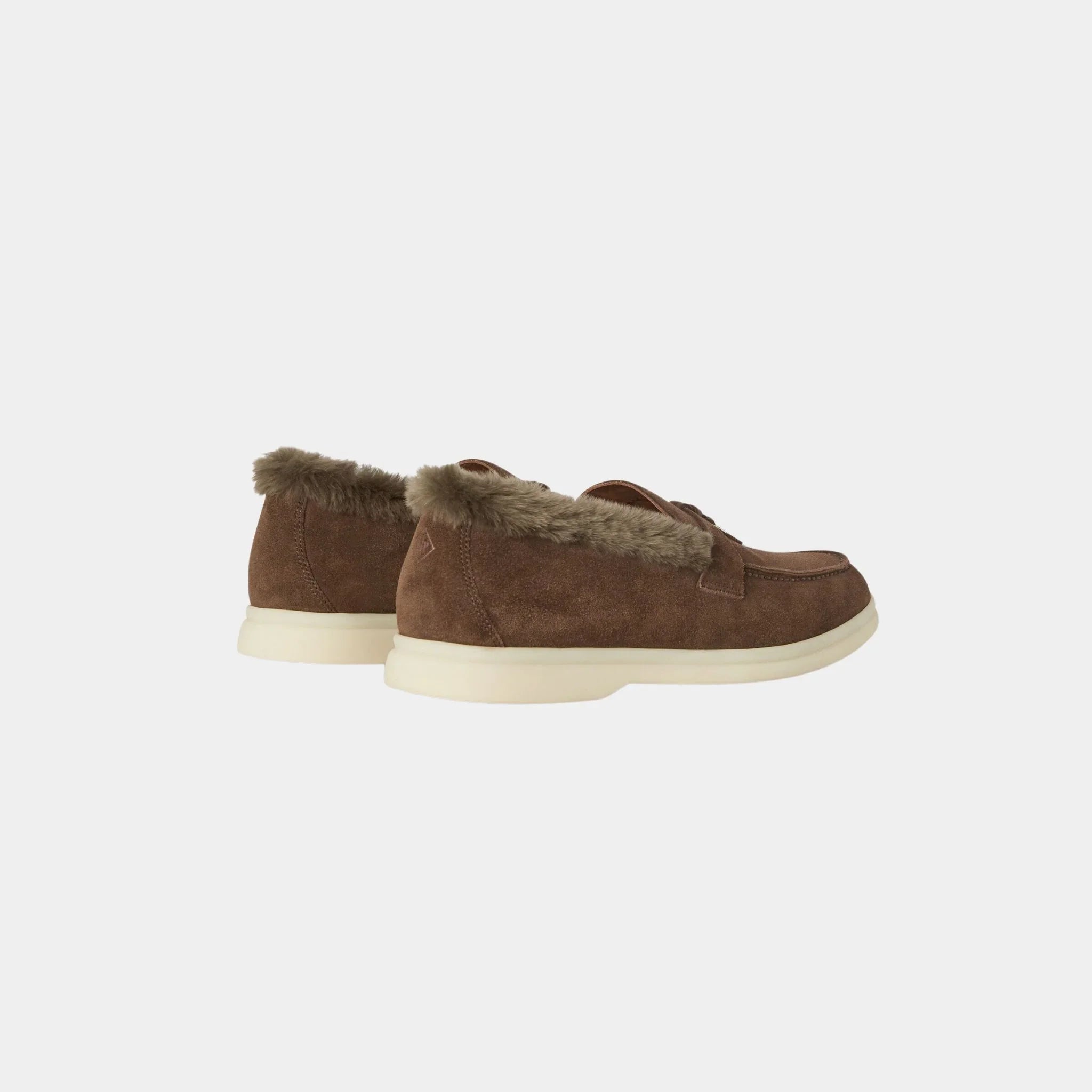 Summer Charms Walk Loafer Suede with Beaver Fur