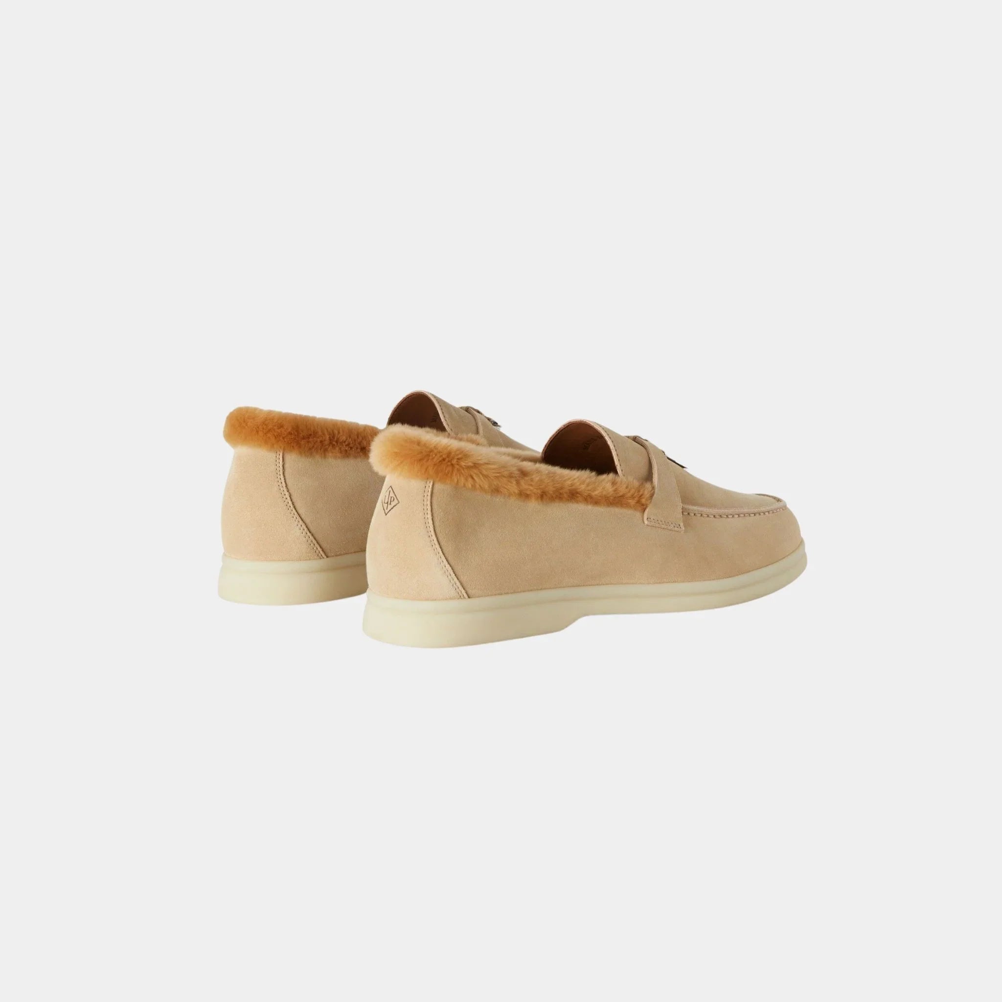 Summer Charms Walk Loafer Suede with Beaver Fur