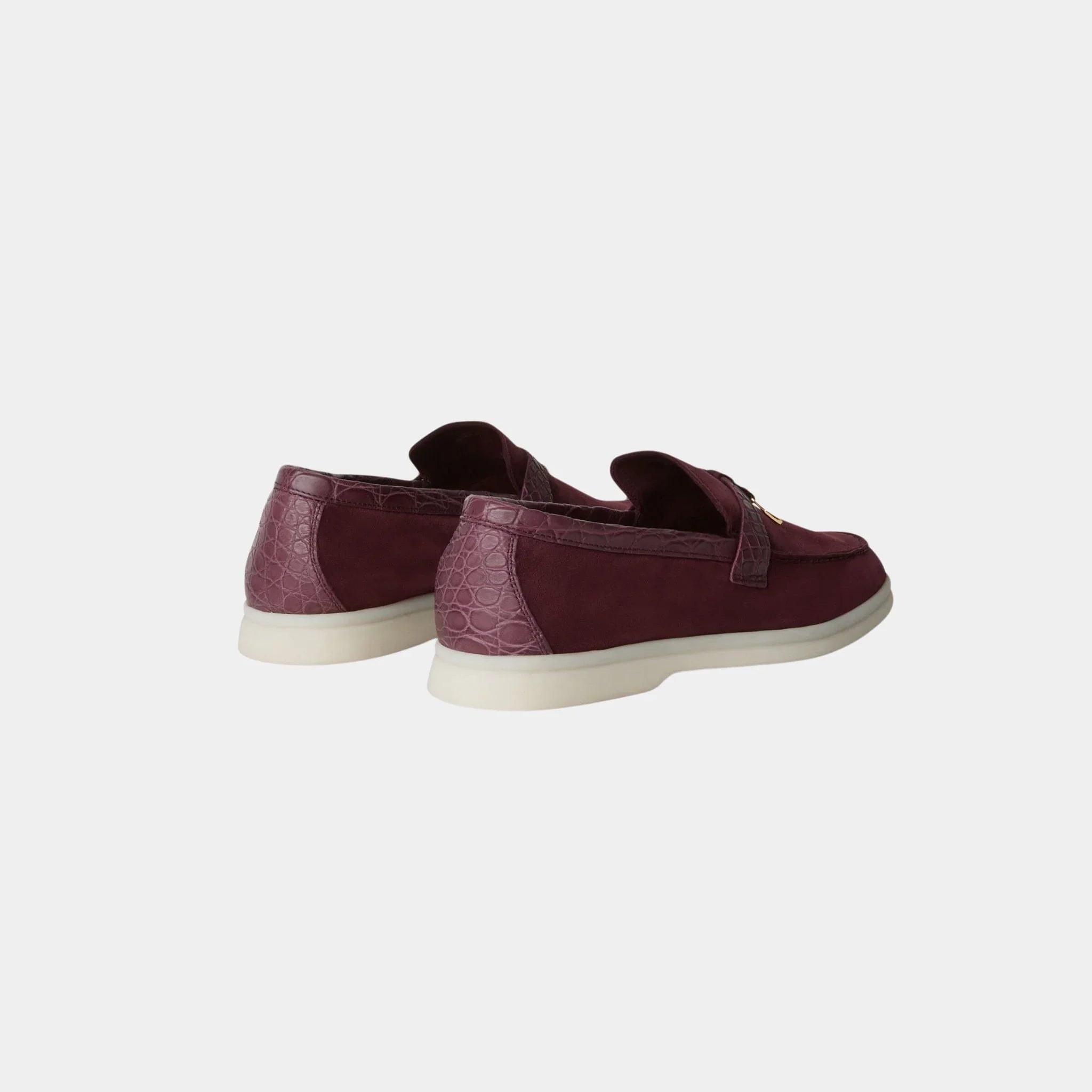 Summer Charms Walk Loafer Suede with Caiman Skin