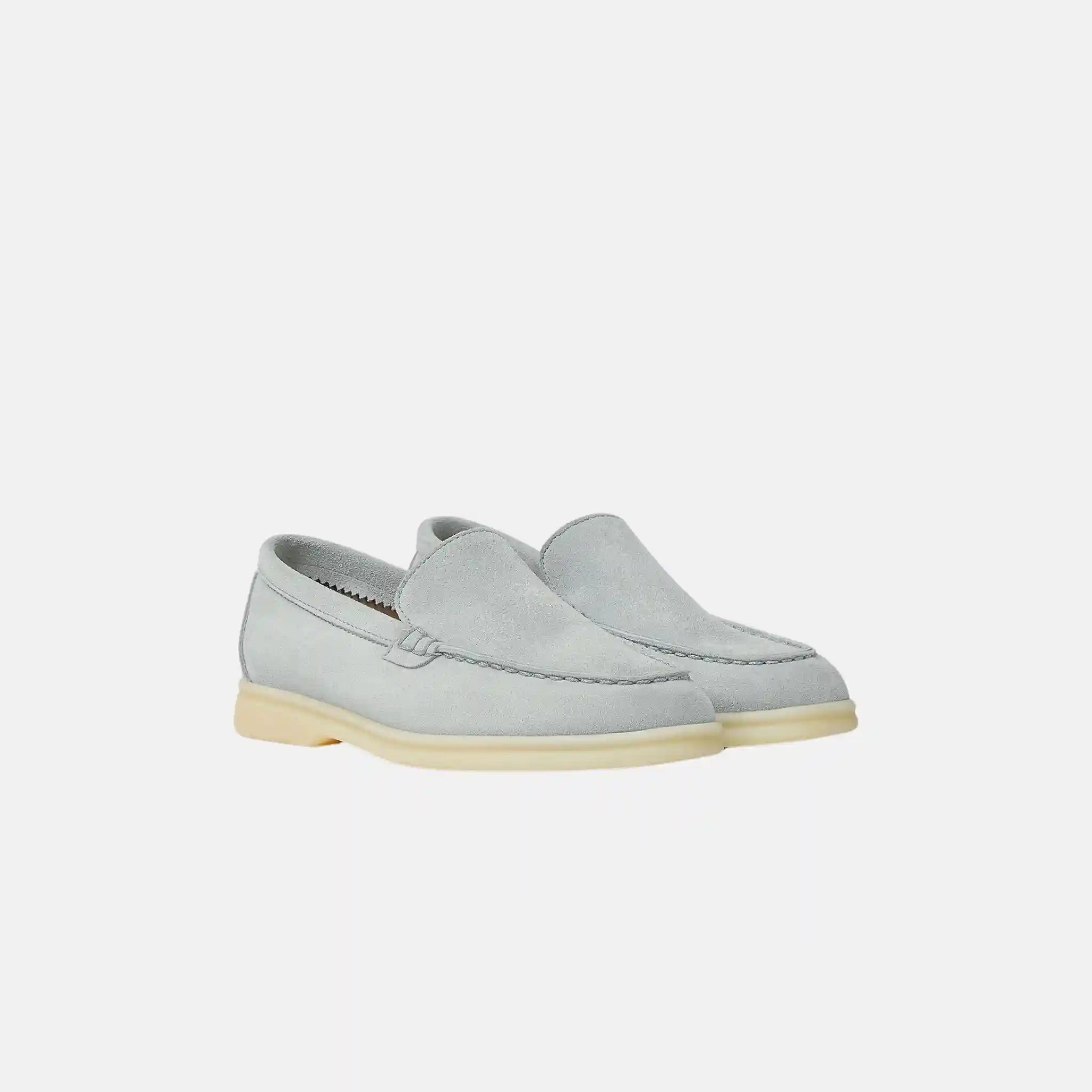 Kids Summer Walk Loafer in Calfskin Suede