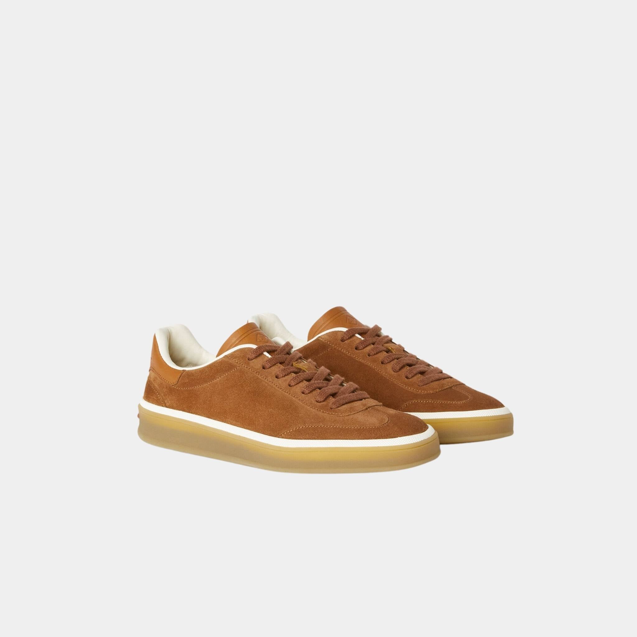 Tennis Walk Suede Calf Split Sneaker