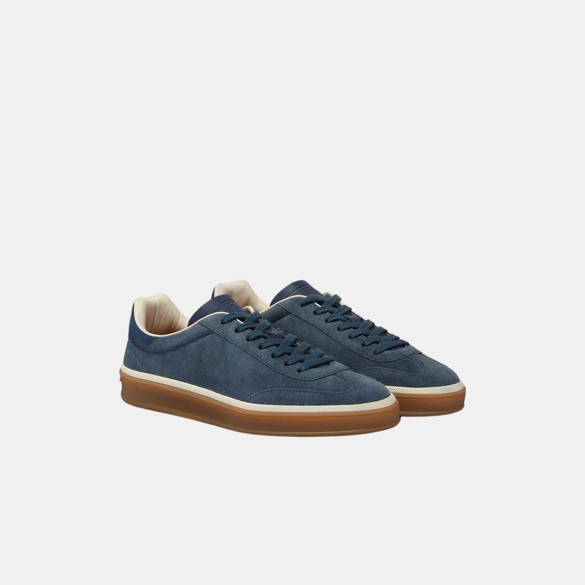Tennis Walk Suede Calf Split Sneaker