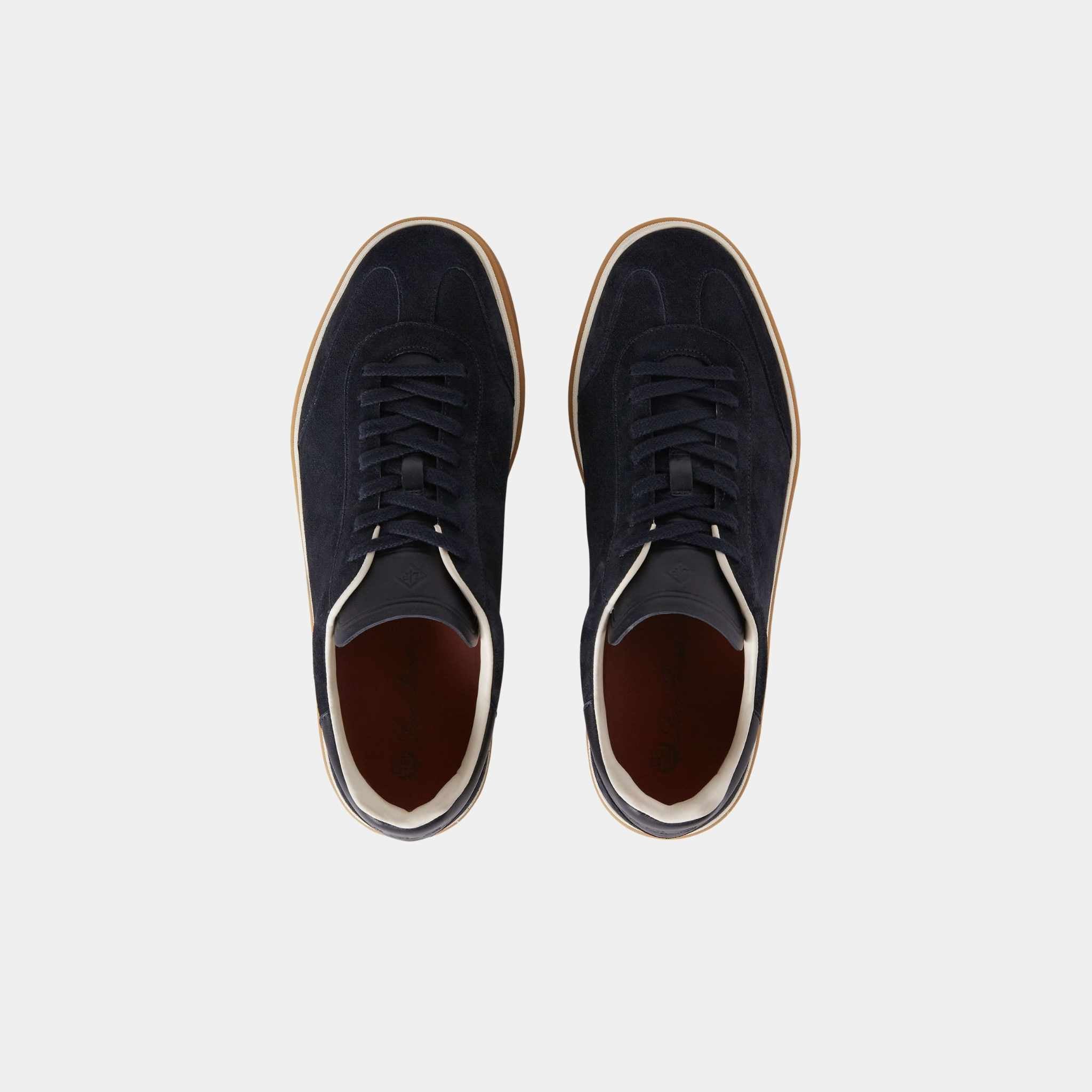 Tennis Walk Suede Calf Split Sneaker