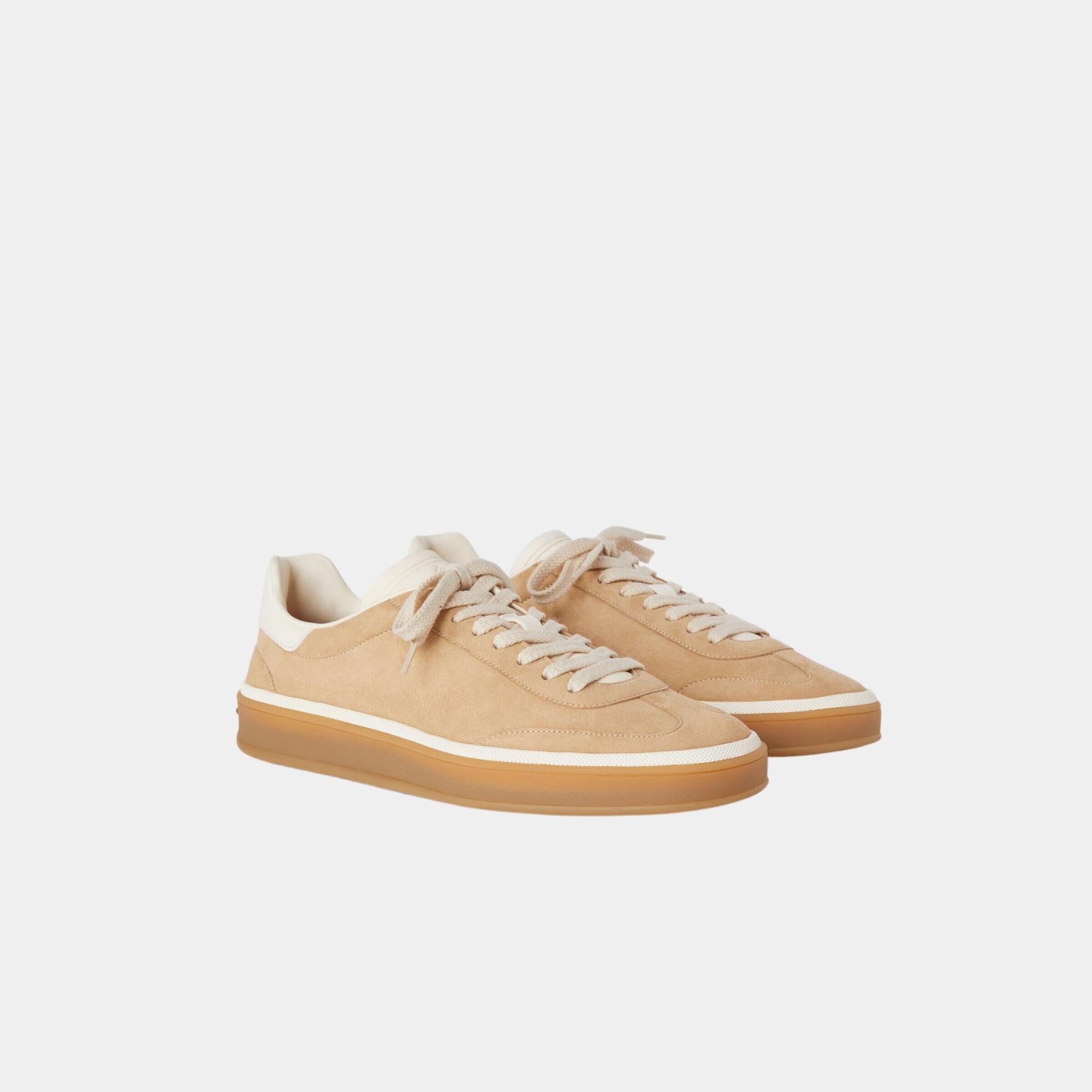 Tennis Walk Suede Calf Split Sneaker