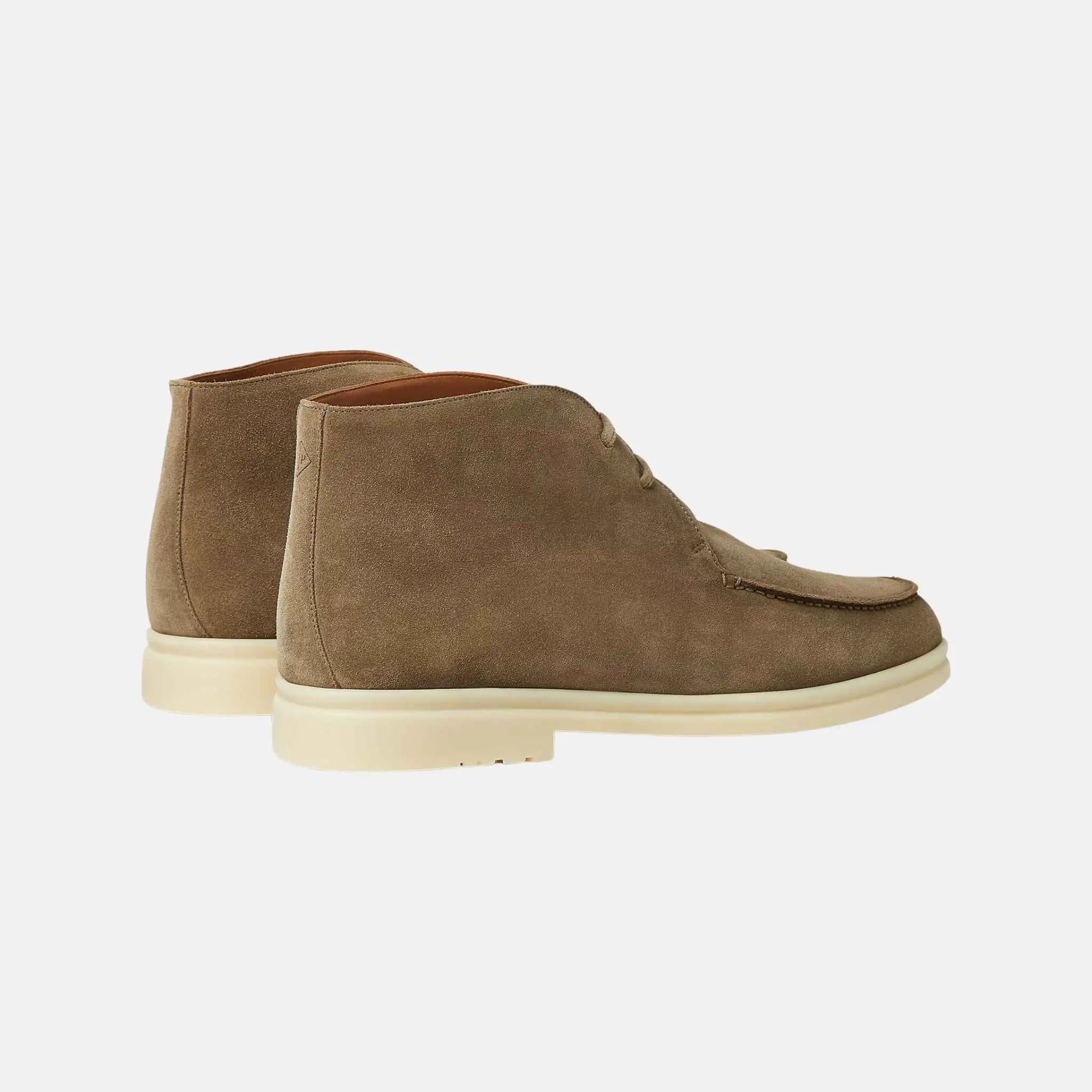 Walk And Walk Ankle Boot Suede Calf Split