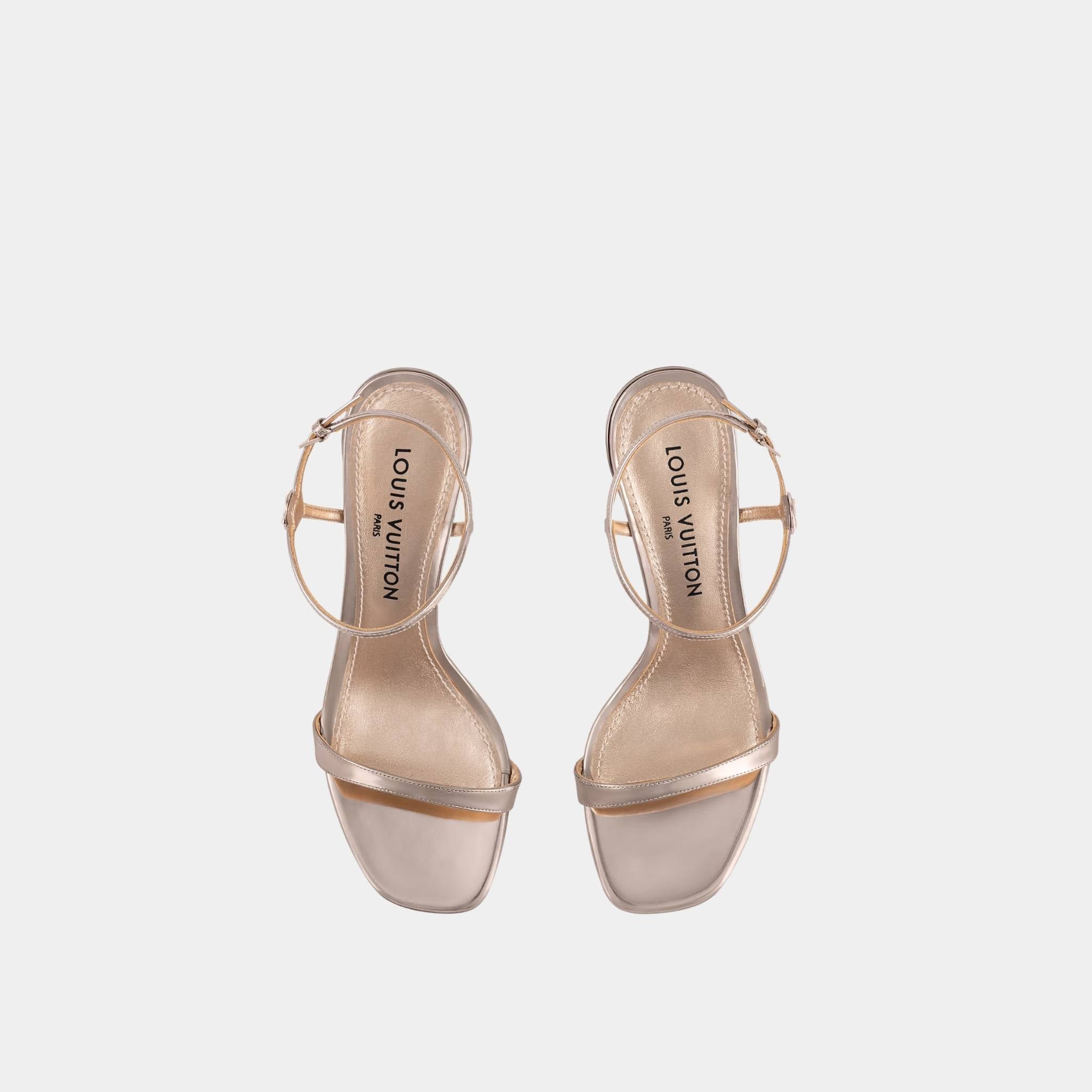 6AM Sandal Metallic Calf Leather