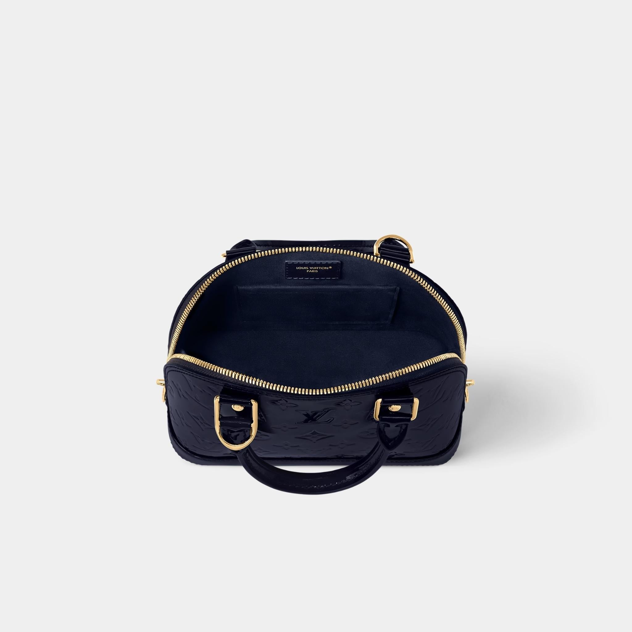 Alma BB Handbag Varnished Epi Cowhide Leather