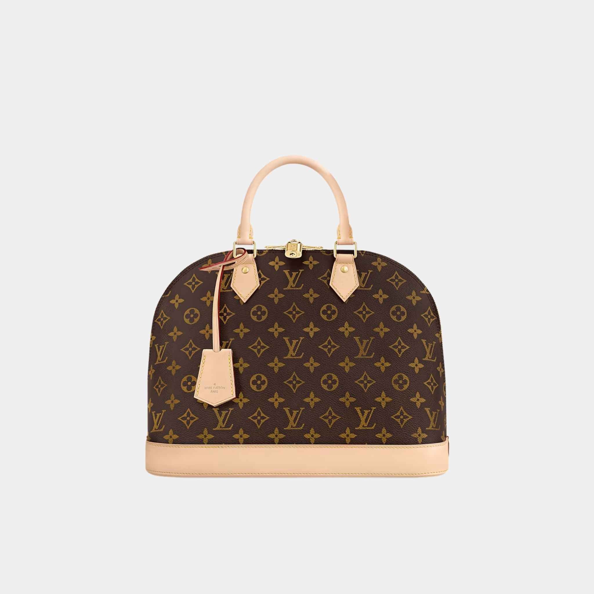 Alma MM Monogram Canvas Handbag