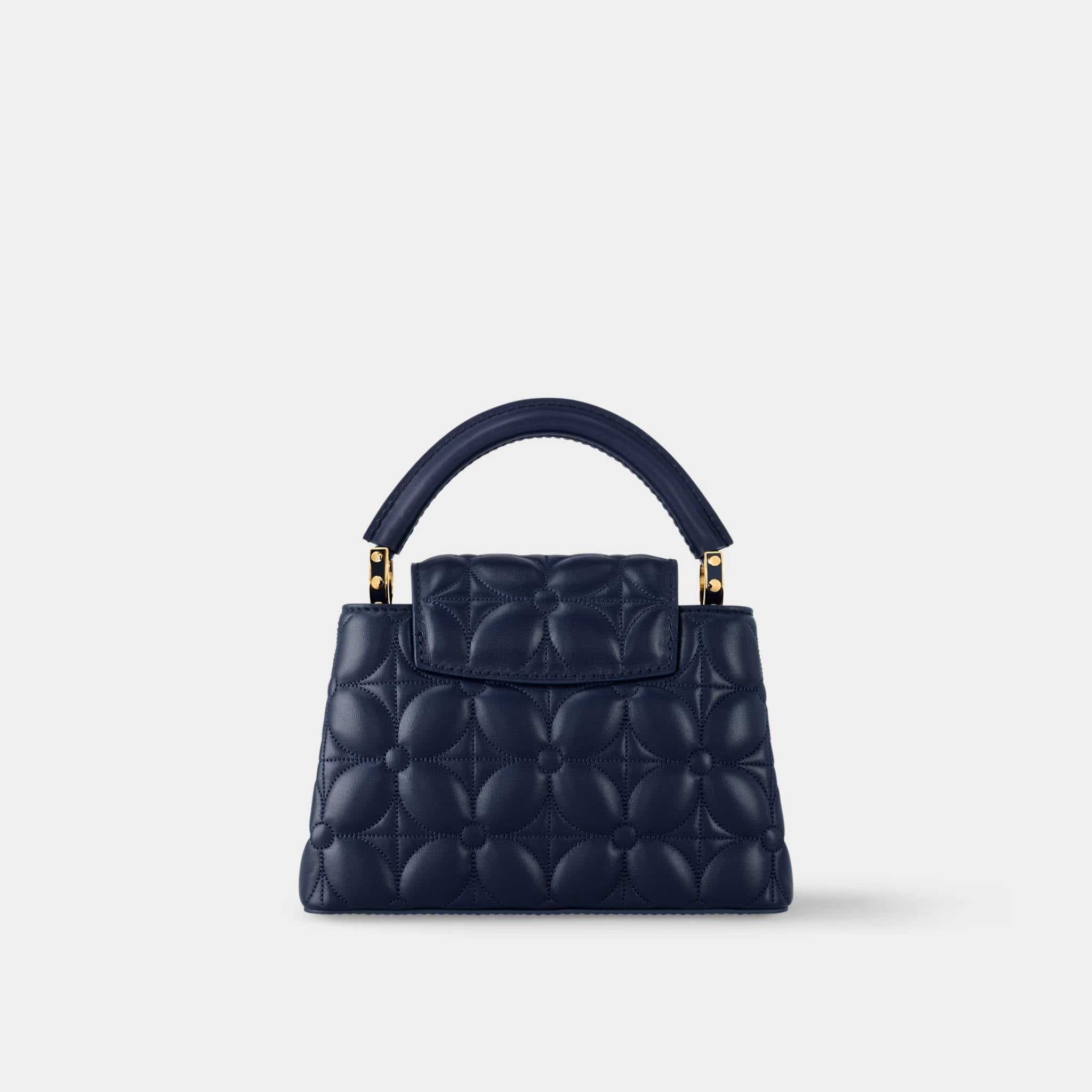 Capucines Mini Handbag Lamskin Leather
