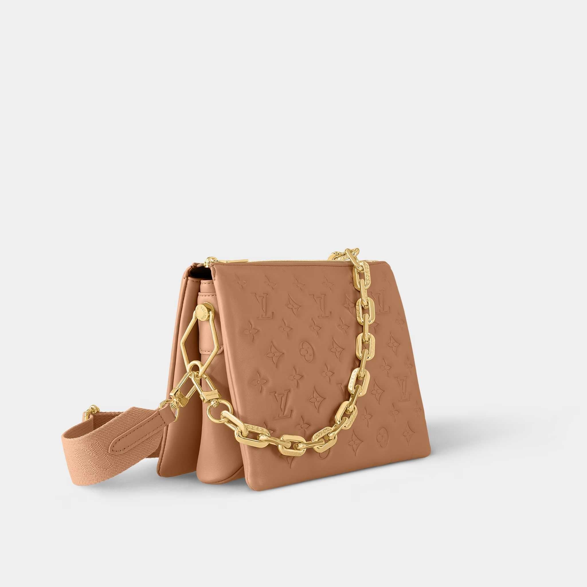 Coussin PM Handbag Monogram-embossed Puffy Lambskin