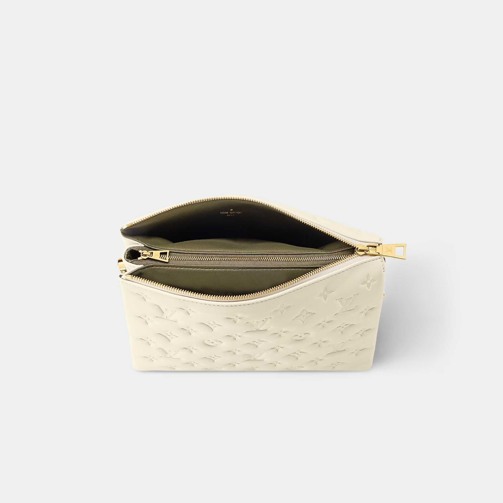 Coussin PM Handbag Monogram-embossed Puffy Lambskin
