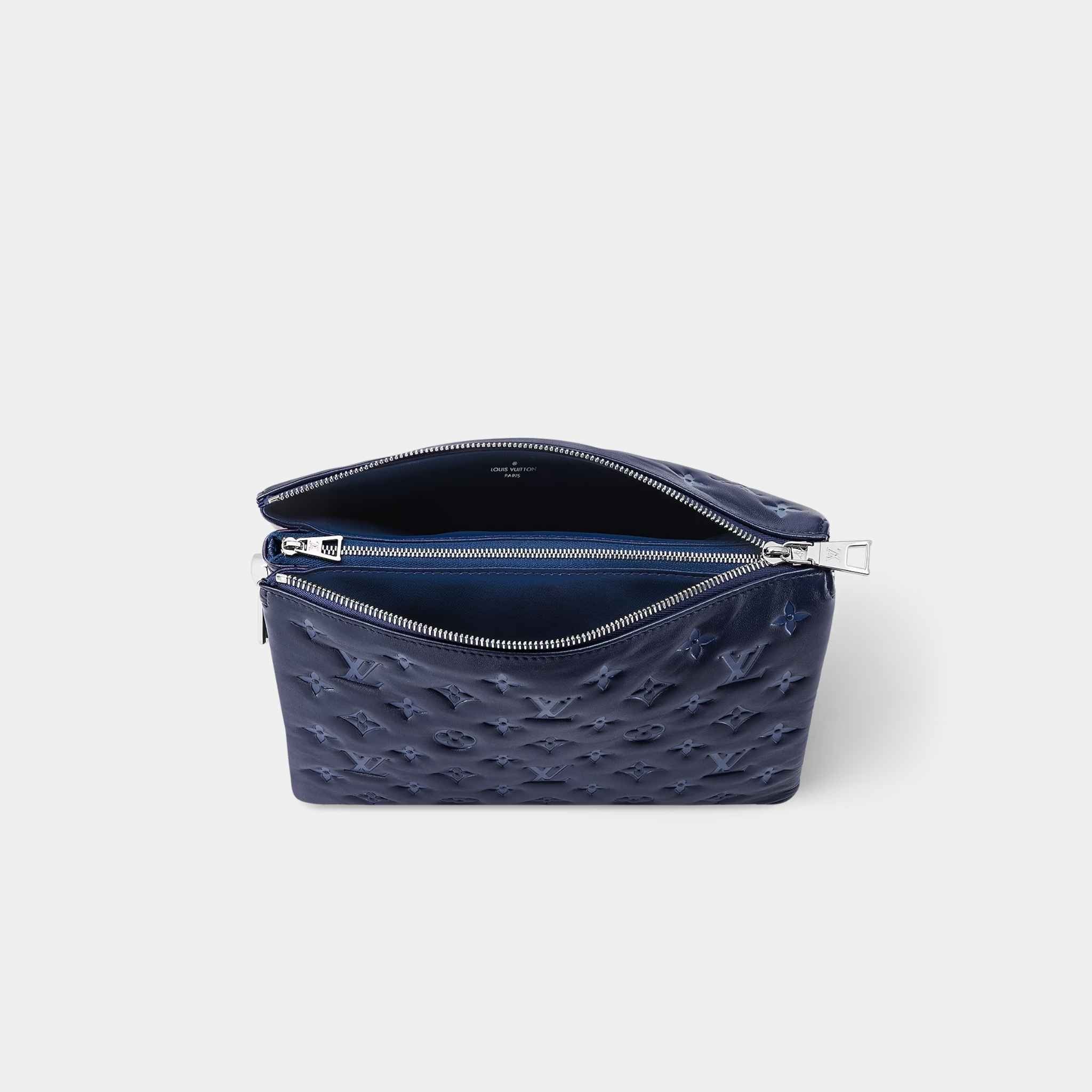 Coussin PM Handbag Monogram-embossed Puffy Lambskin