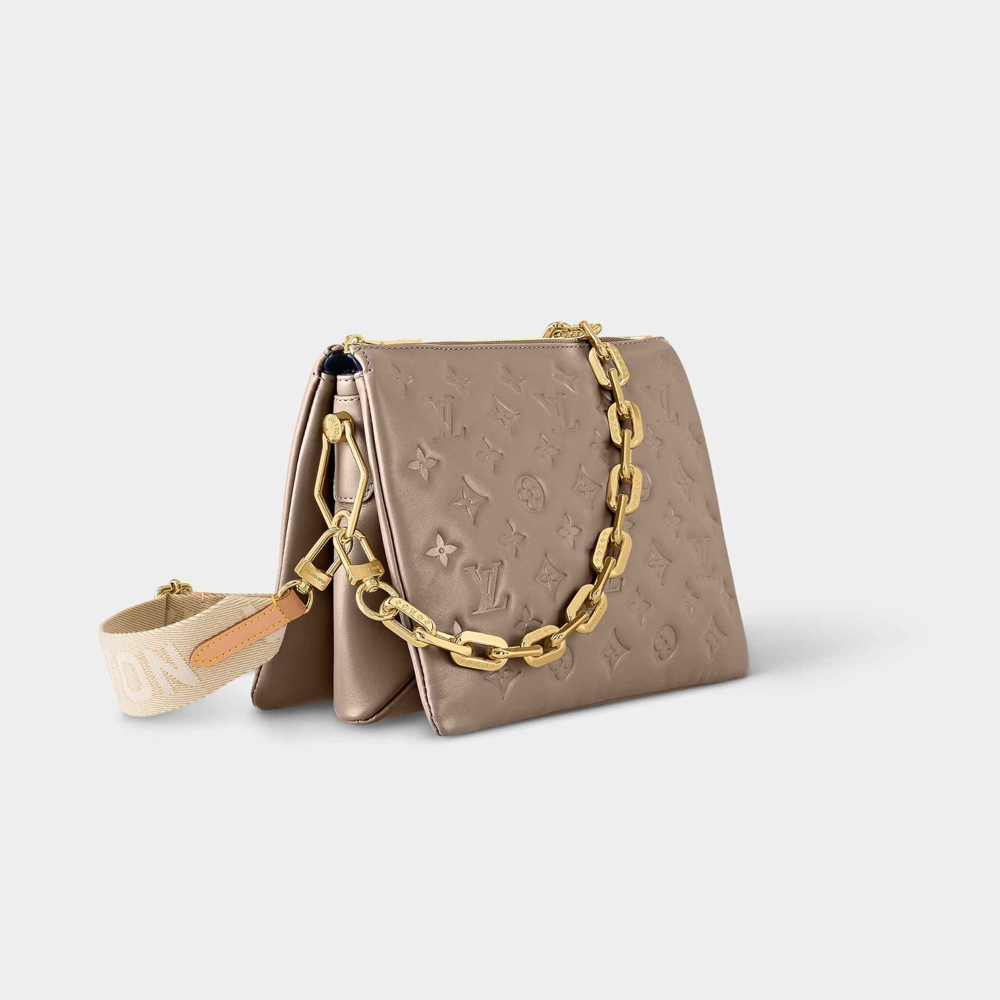 Coussin PM Handbag Monogram-embossed Puffy Lambskin