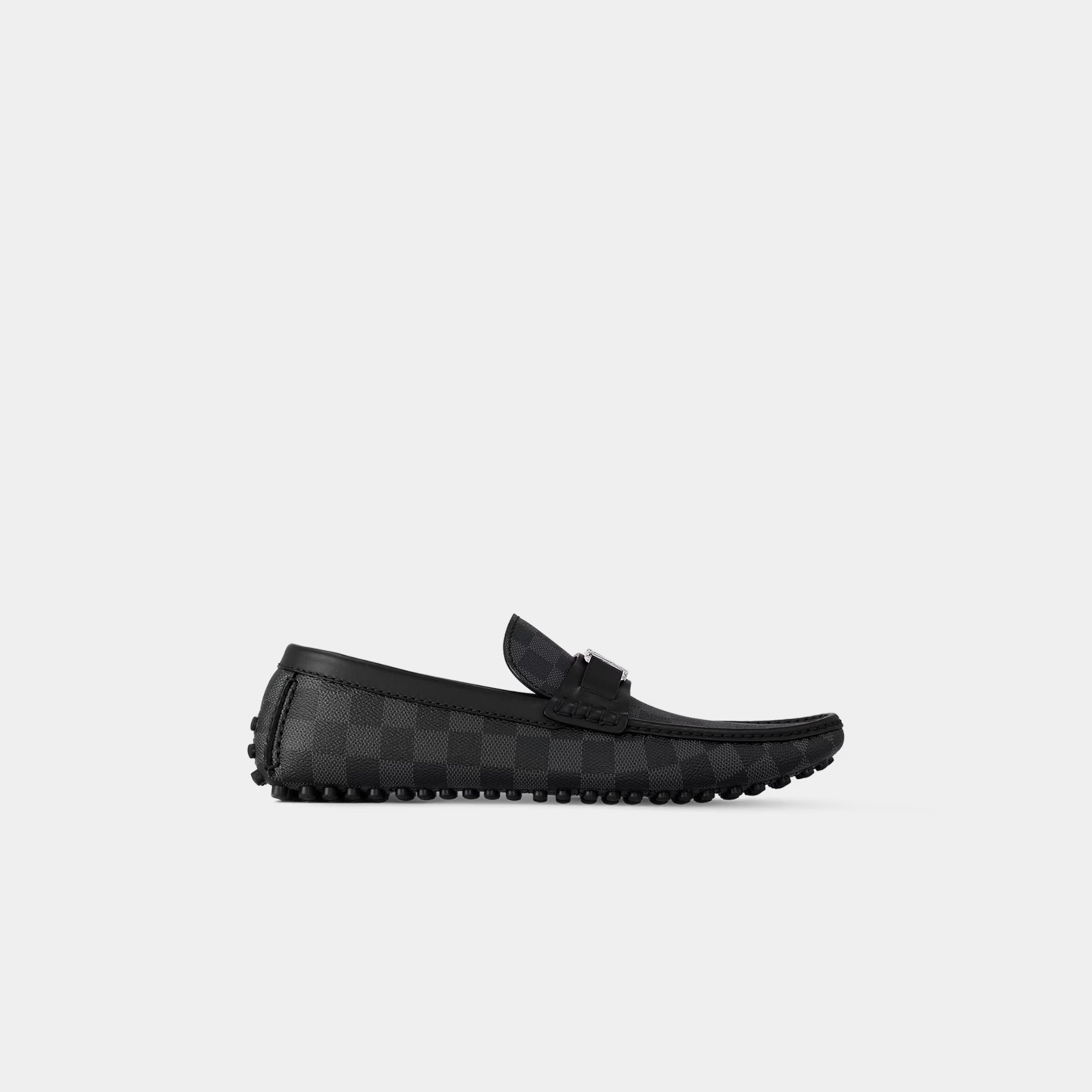 Hockenheim Moccasin Damier Graphite Canvas