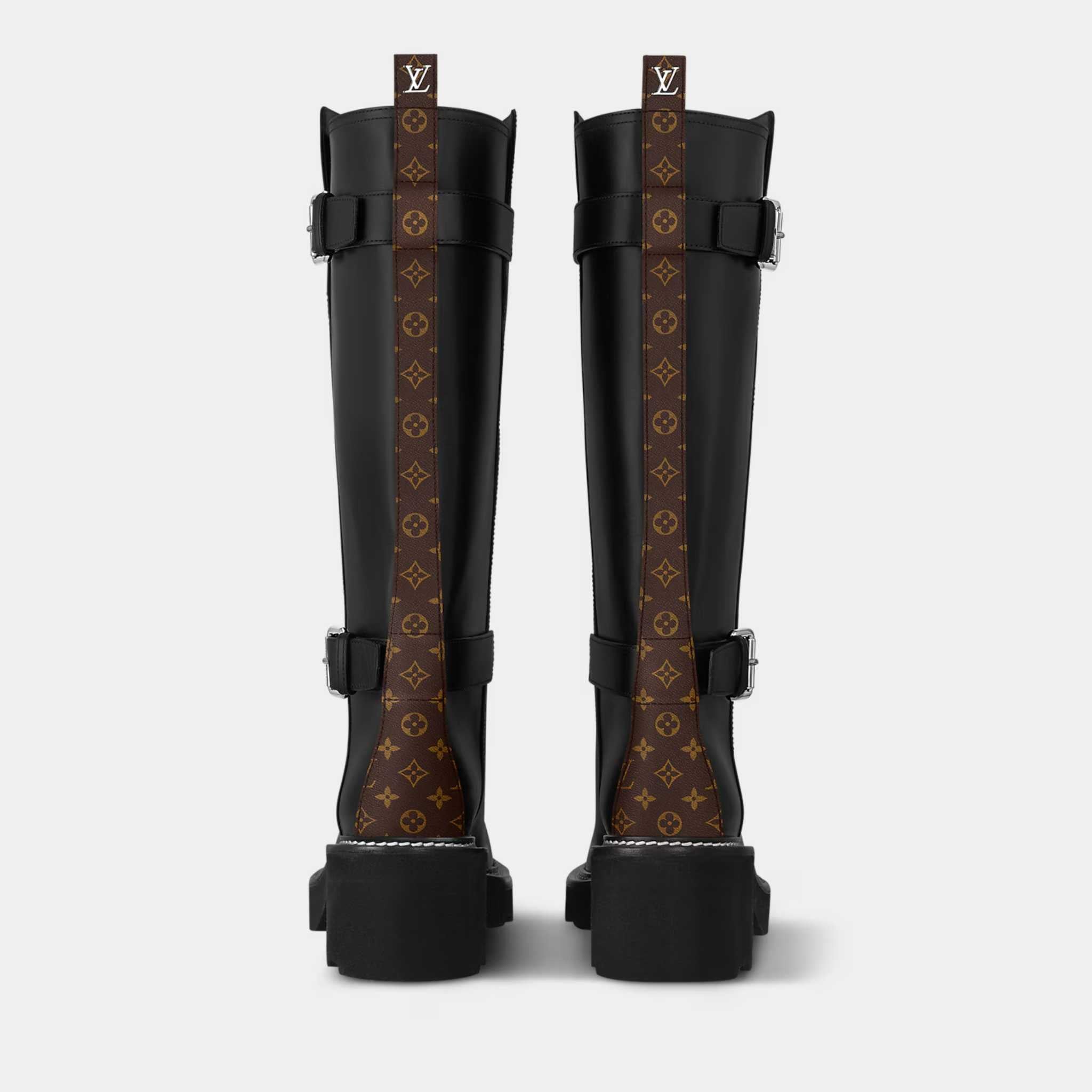 LV Beaubourg High Boot Black