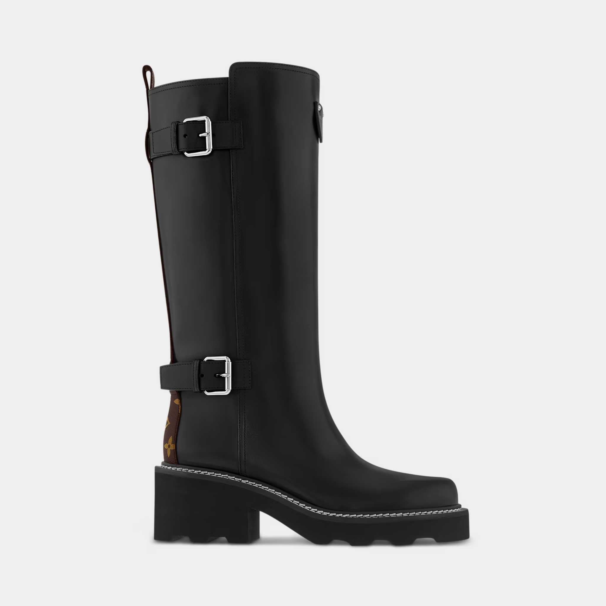 LV Beaubourg High Boot Black