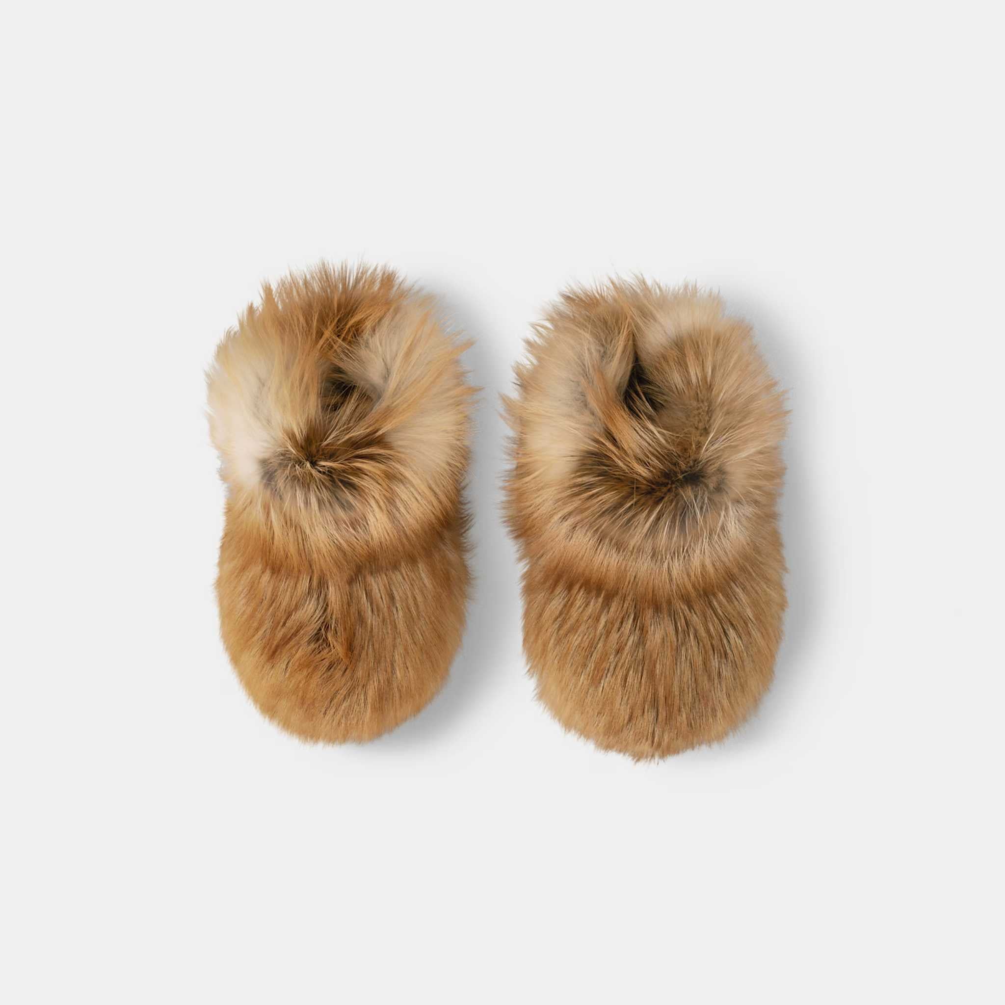 LV Footprint Low Boot Fox Fur