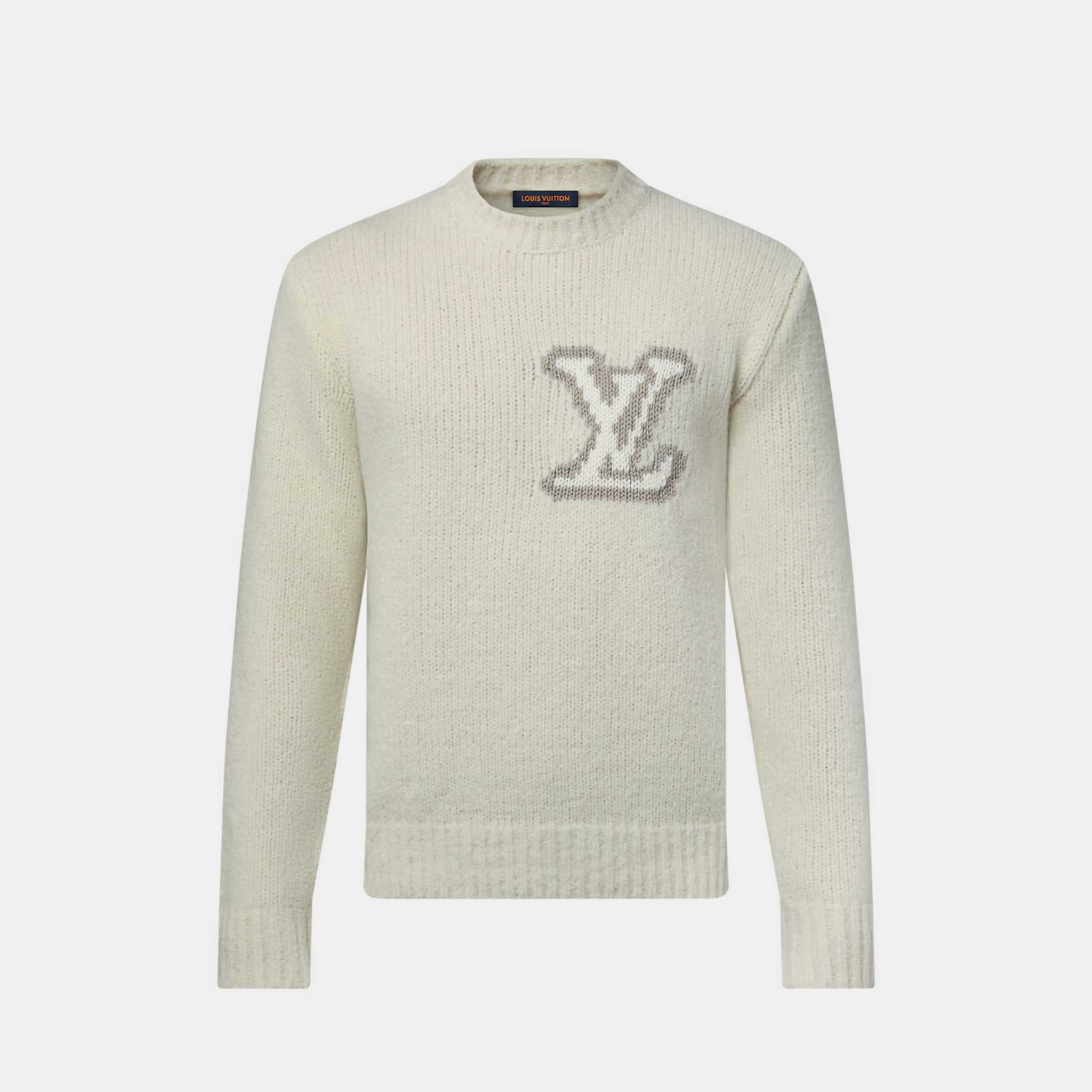 LV Intarsia Crewneck Sweater Runway