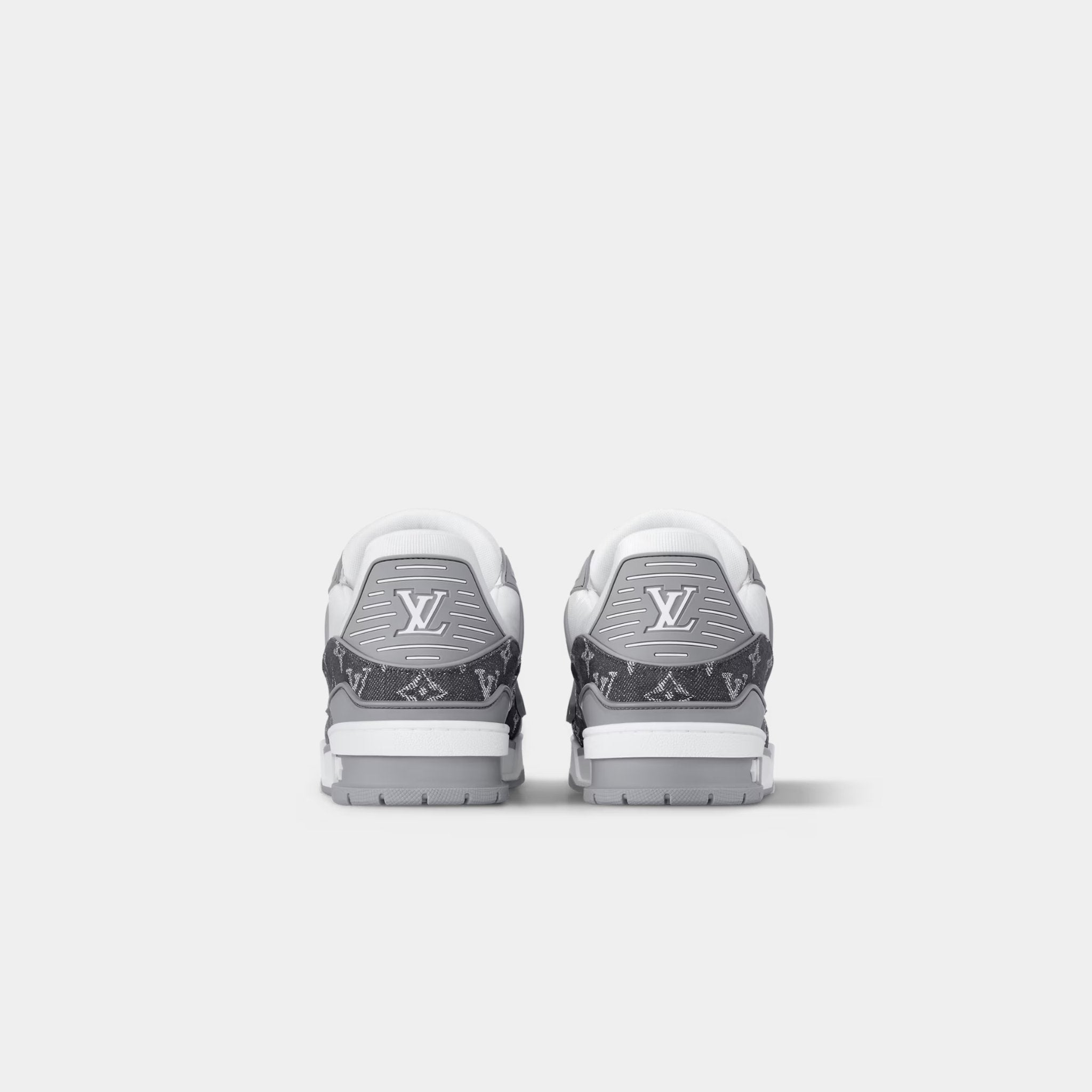 LV Trainers Monogram Denim and Monogram Calf Leather