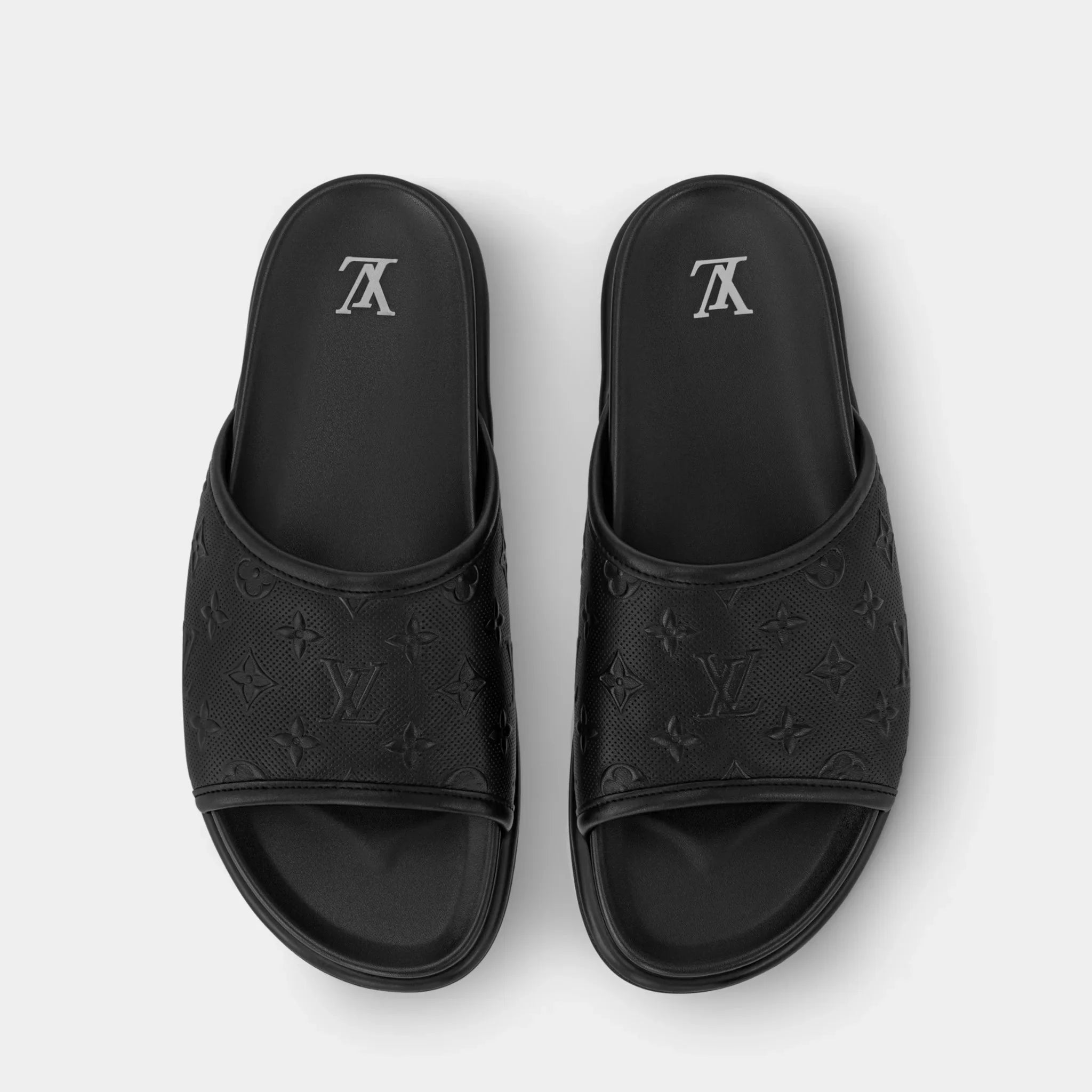 Miami Mule in Monogram Synthetic Leather