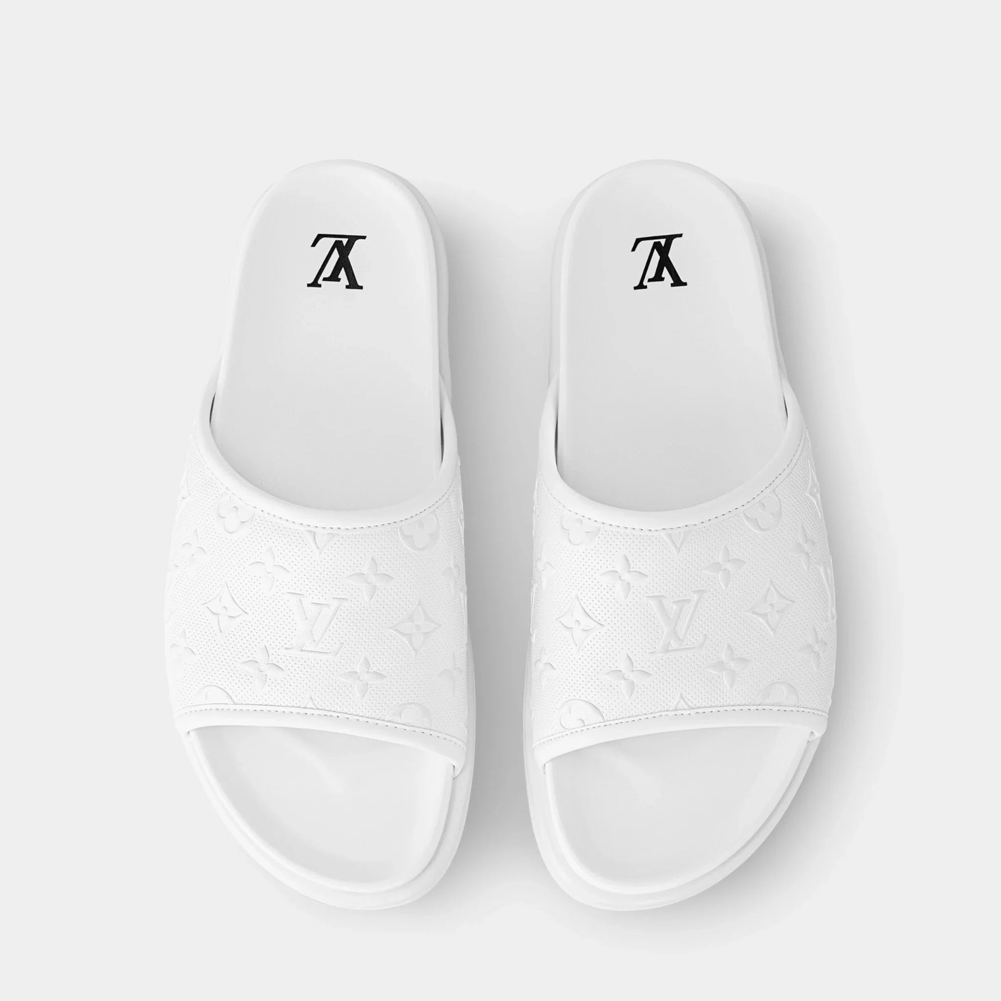 Miami Mule in Monogram Synthetic Leather