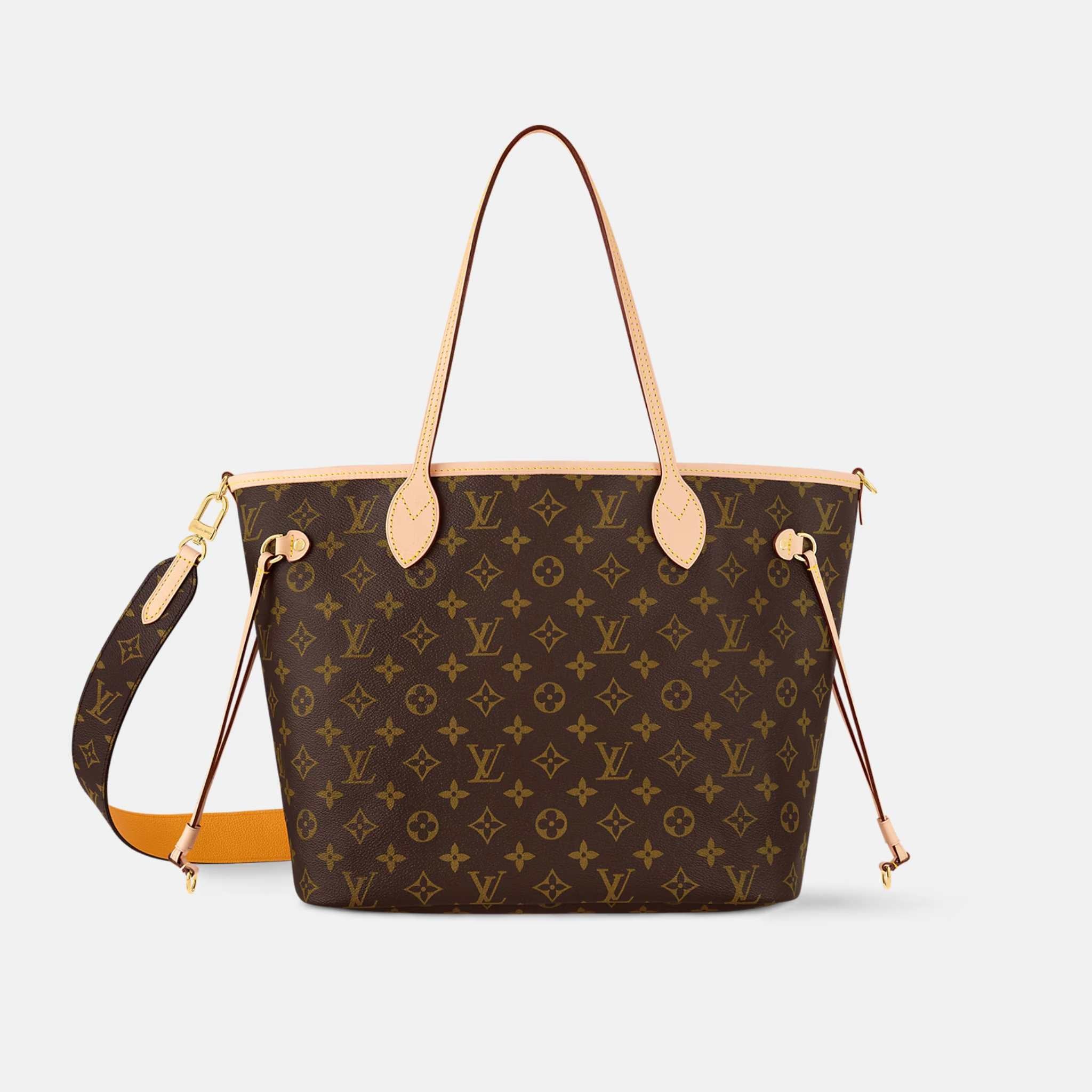 Louis Vuitton Neverfull Bandoulière Monogram Inside Out MM Handbag