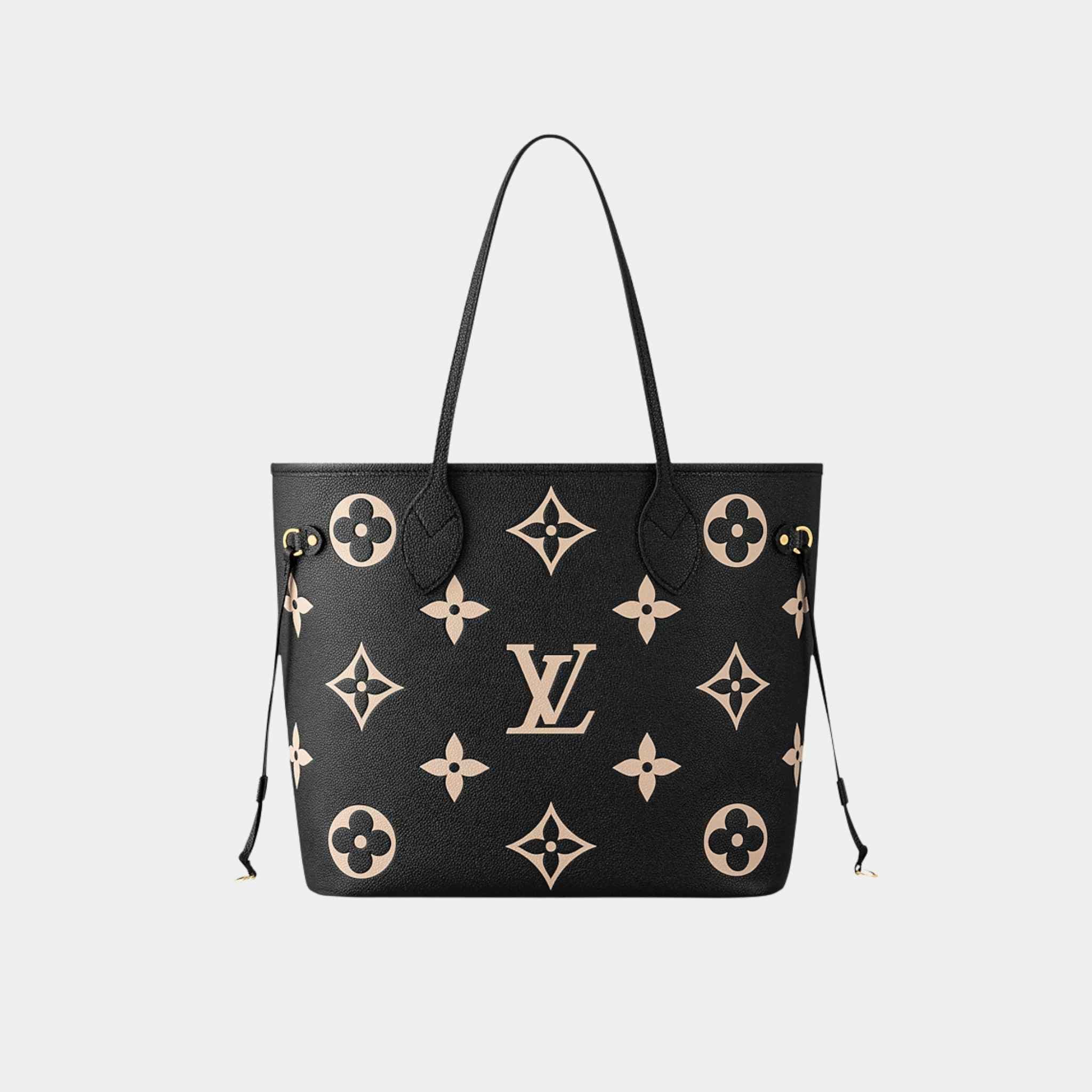 Neverfull MM Tote In Two-Tone Monogram Empreinte