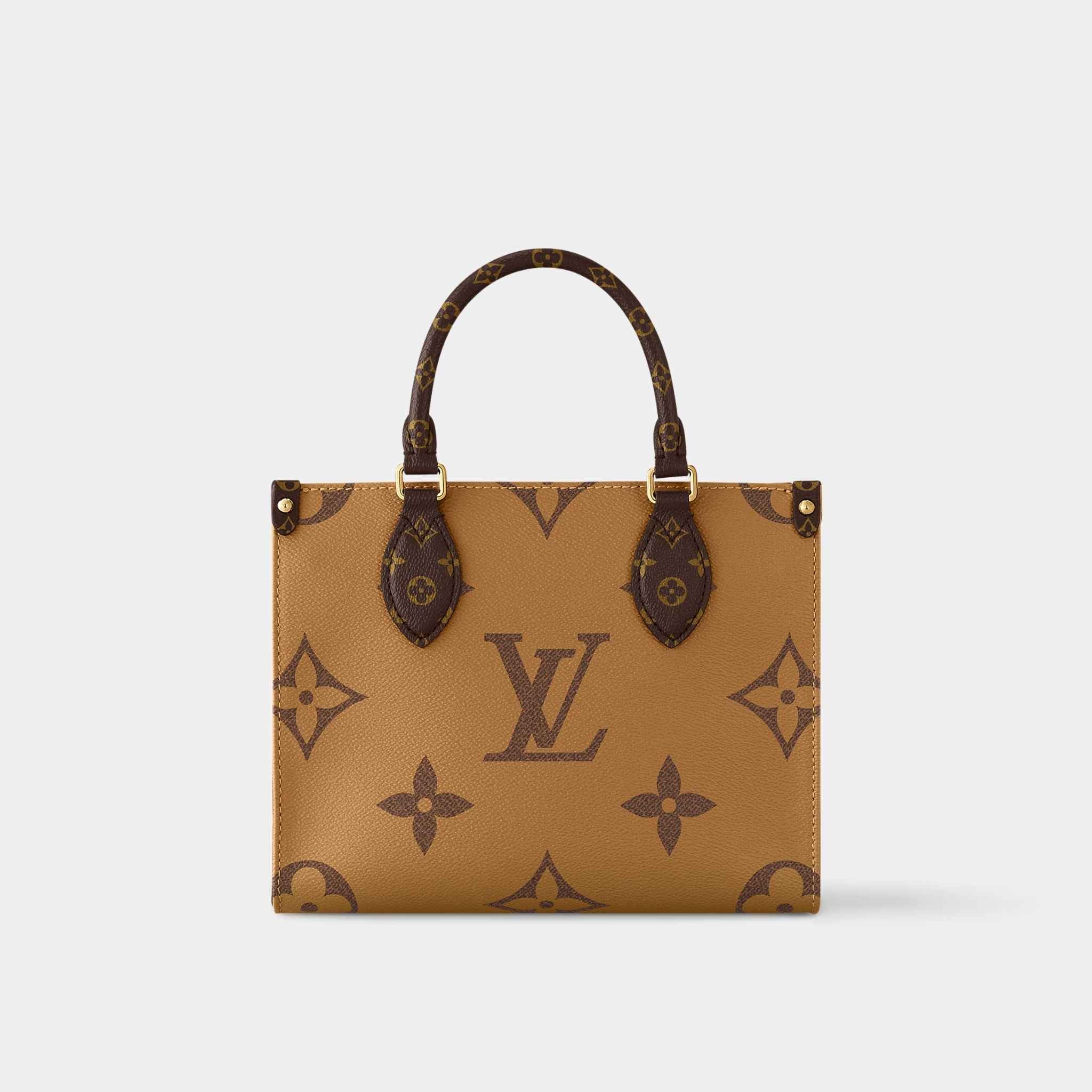 OnTheGo PM Handbag Monogram Reverse Coated Canvas