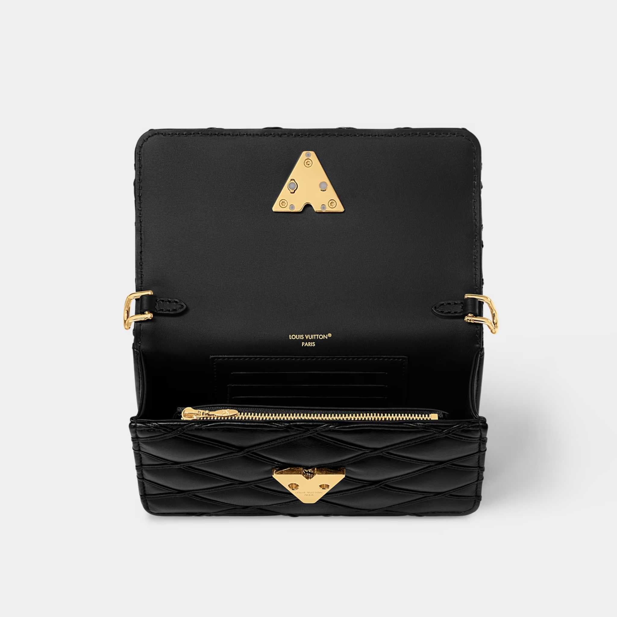 Wallet On Chain GO-14 Black Handbag