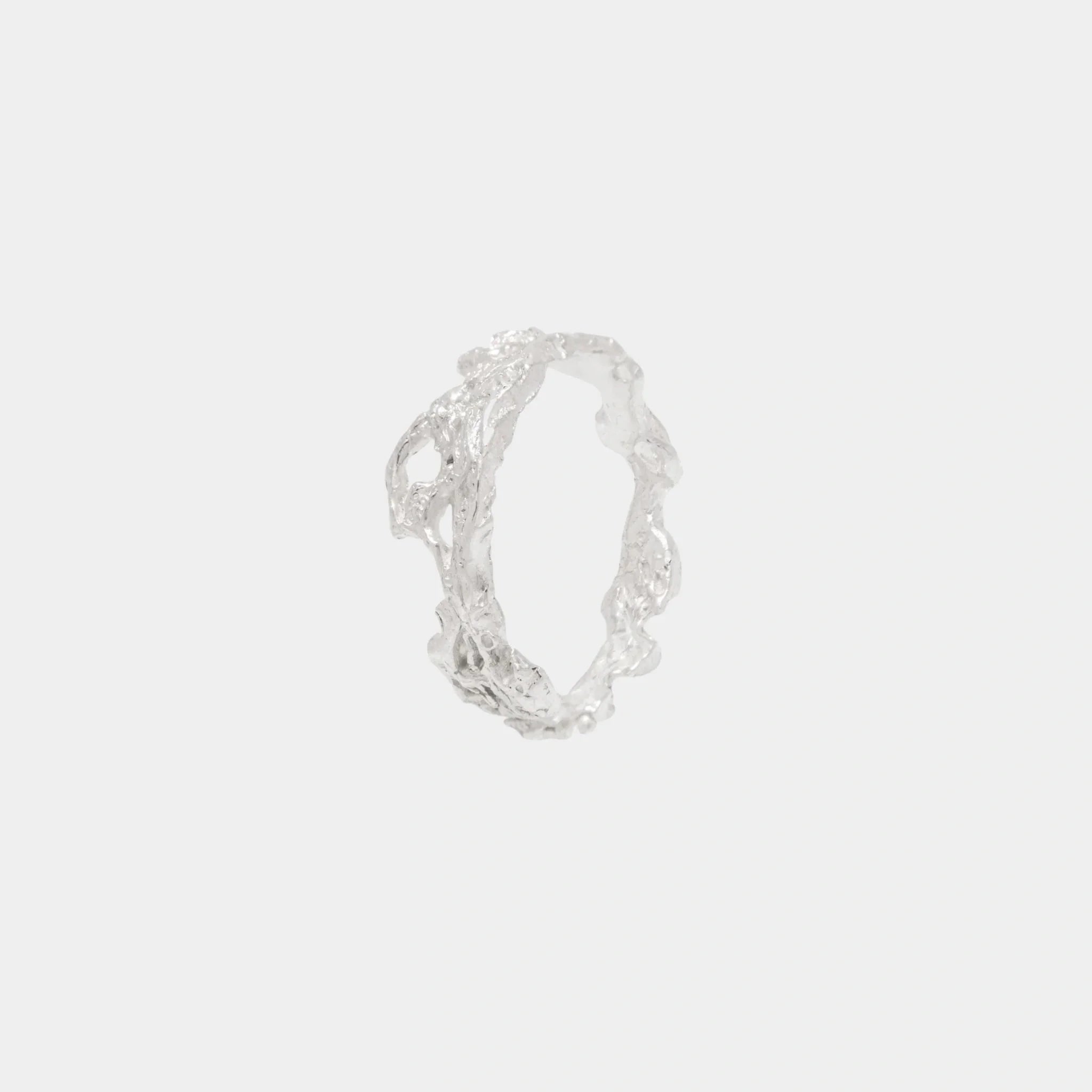 Loveness Lee Cylindro Ring, Silver , Front 