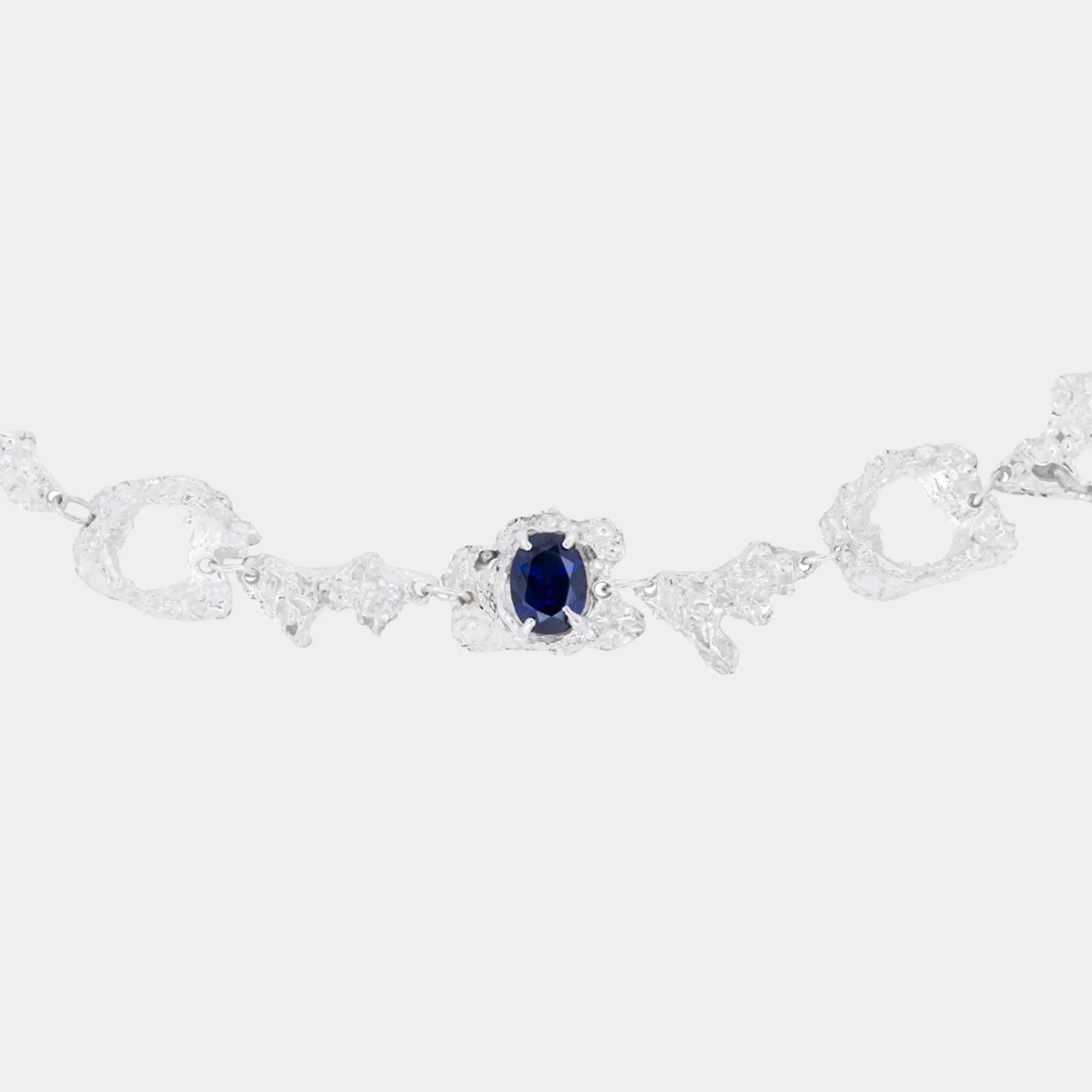 Eryngii Sapphire Argenti Necklace