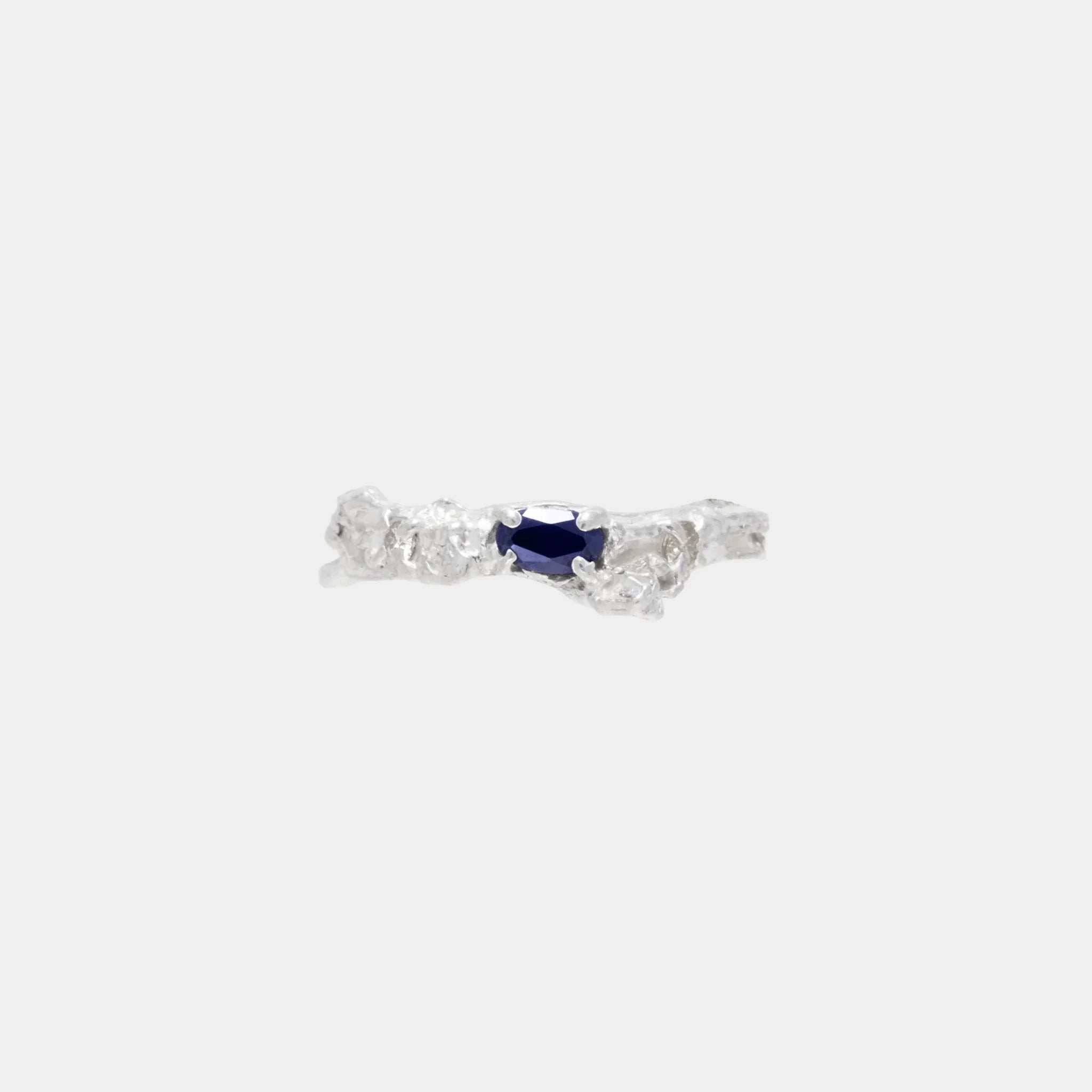 Rosea Sapphire Moissanite Ring