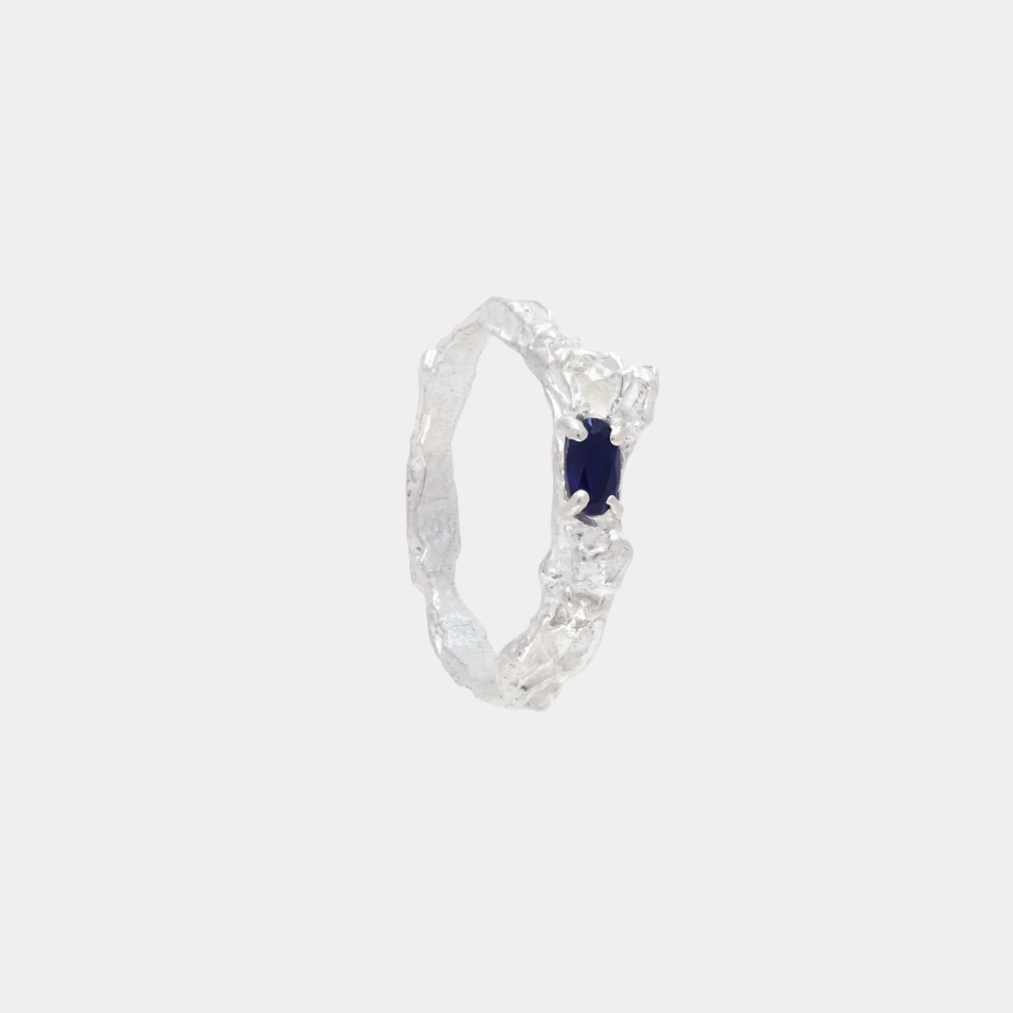 Rosea Sapphire Moissanite Ring