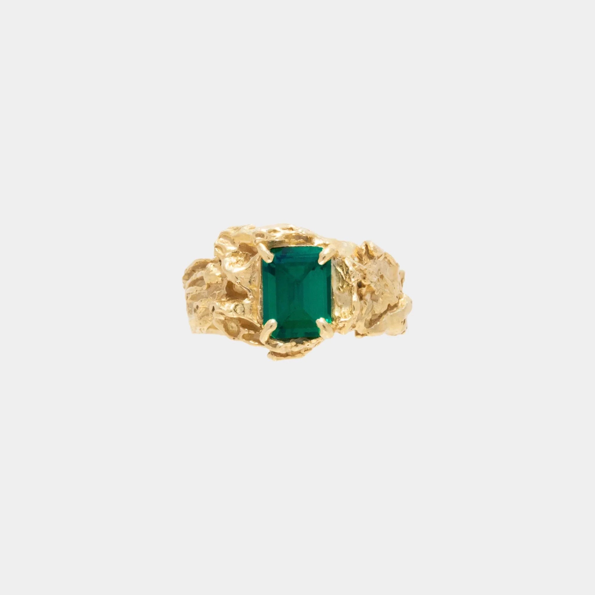 Shimeji Emerald Ring