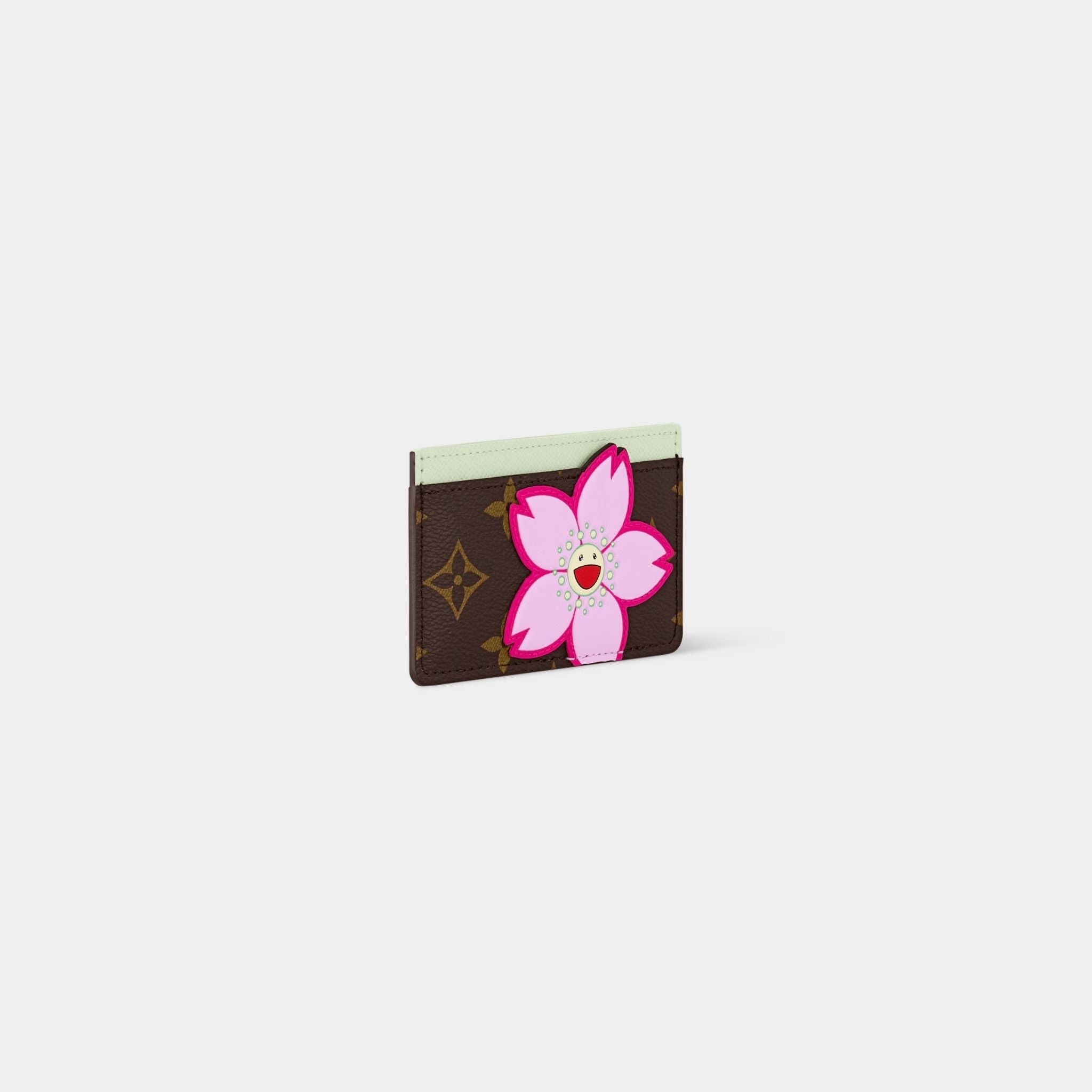 LV x TM Card Holder Monogram Cherry Blossom Motif