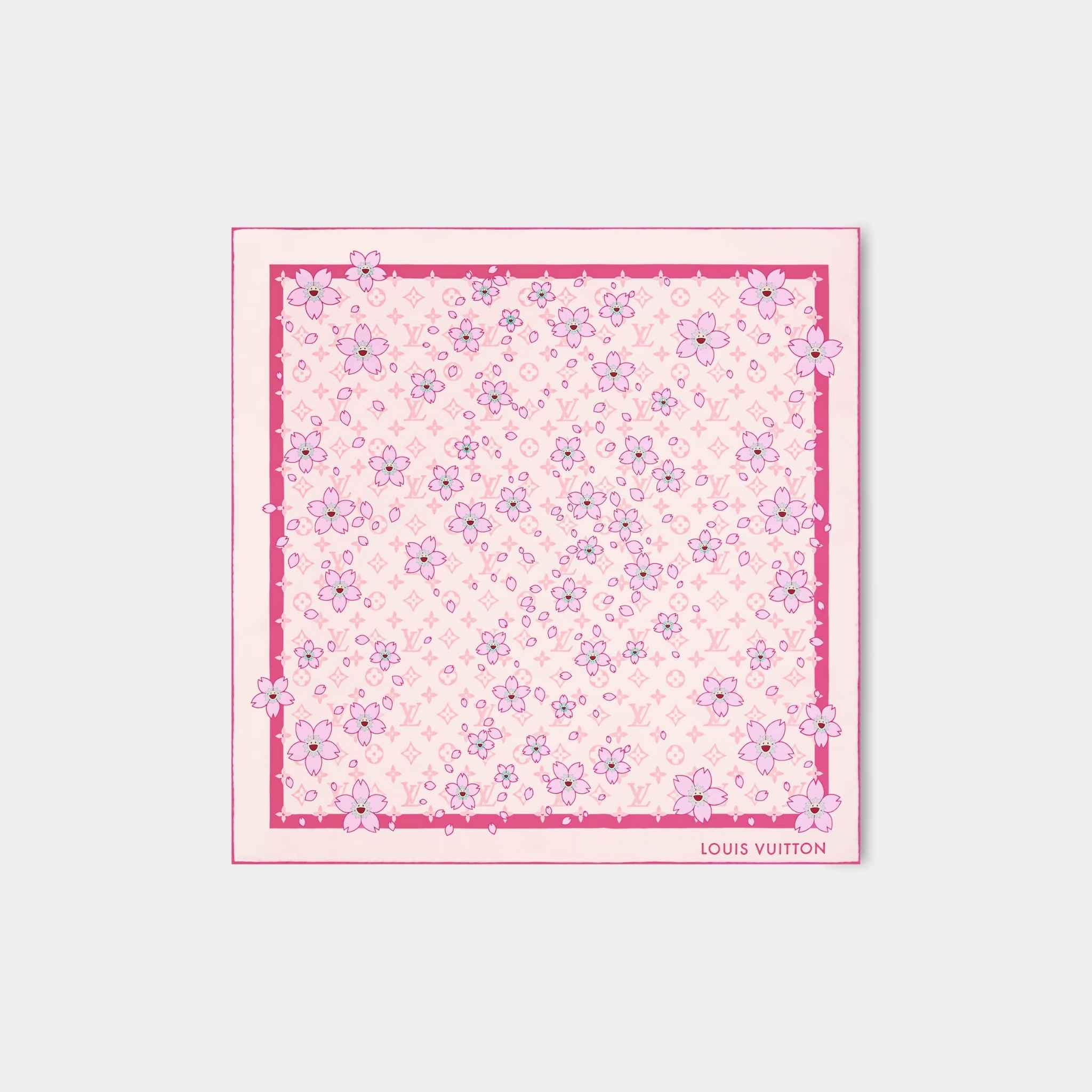 LV x TM Monogram Cherry Blossom Square 70