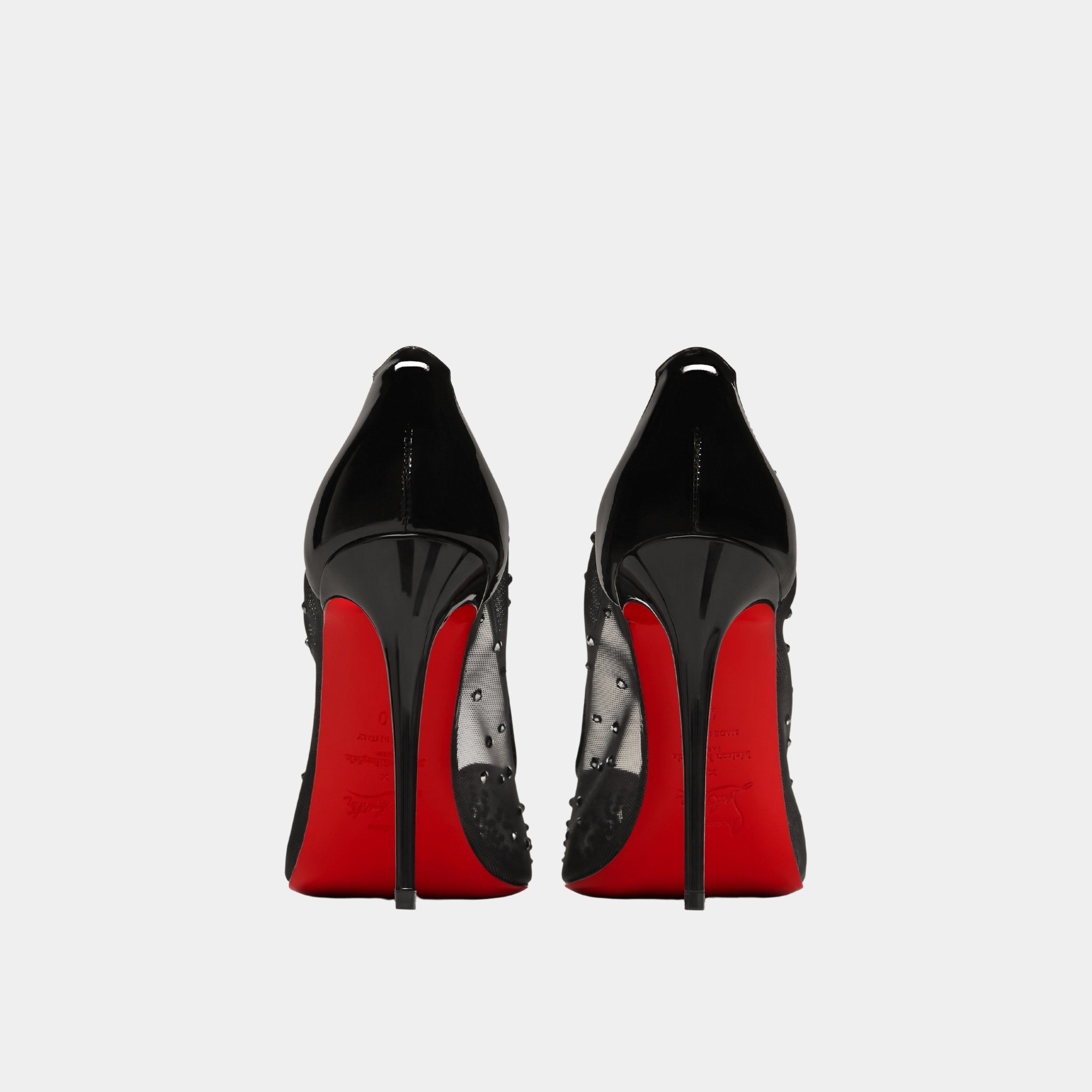 Bridiela Una Strass Pump Mesh with Calf Leather